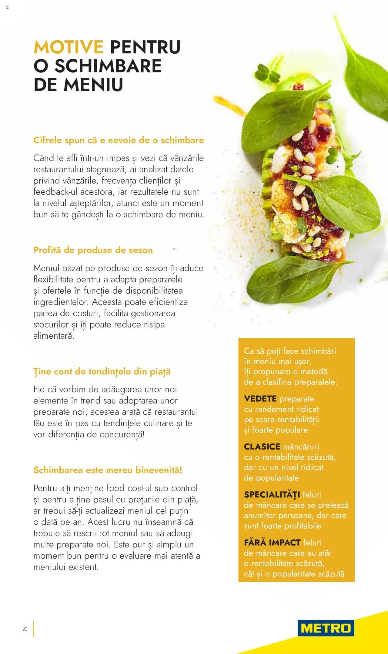 Metro catalog - Tendinte si Recomandari