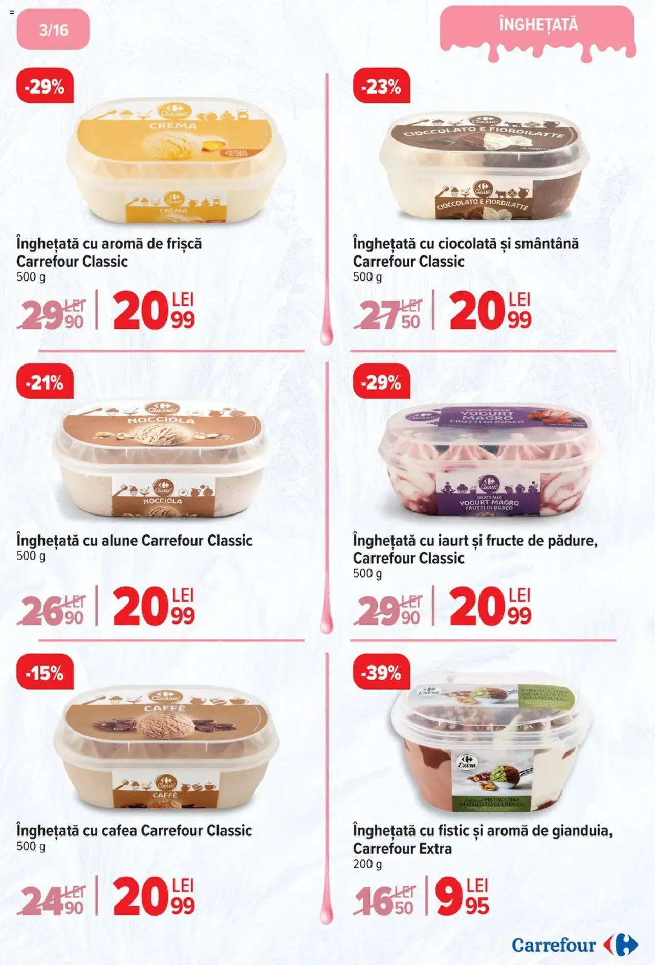 Carrefour catalog - Inghetata