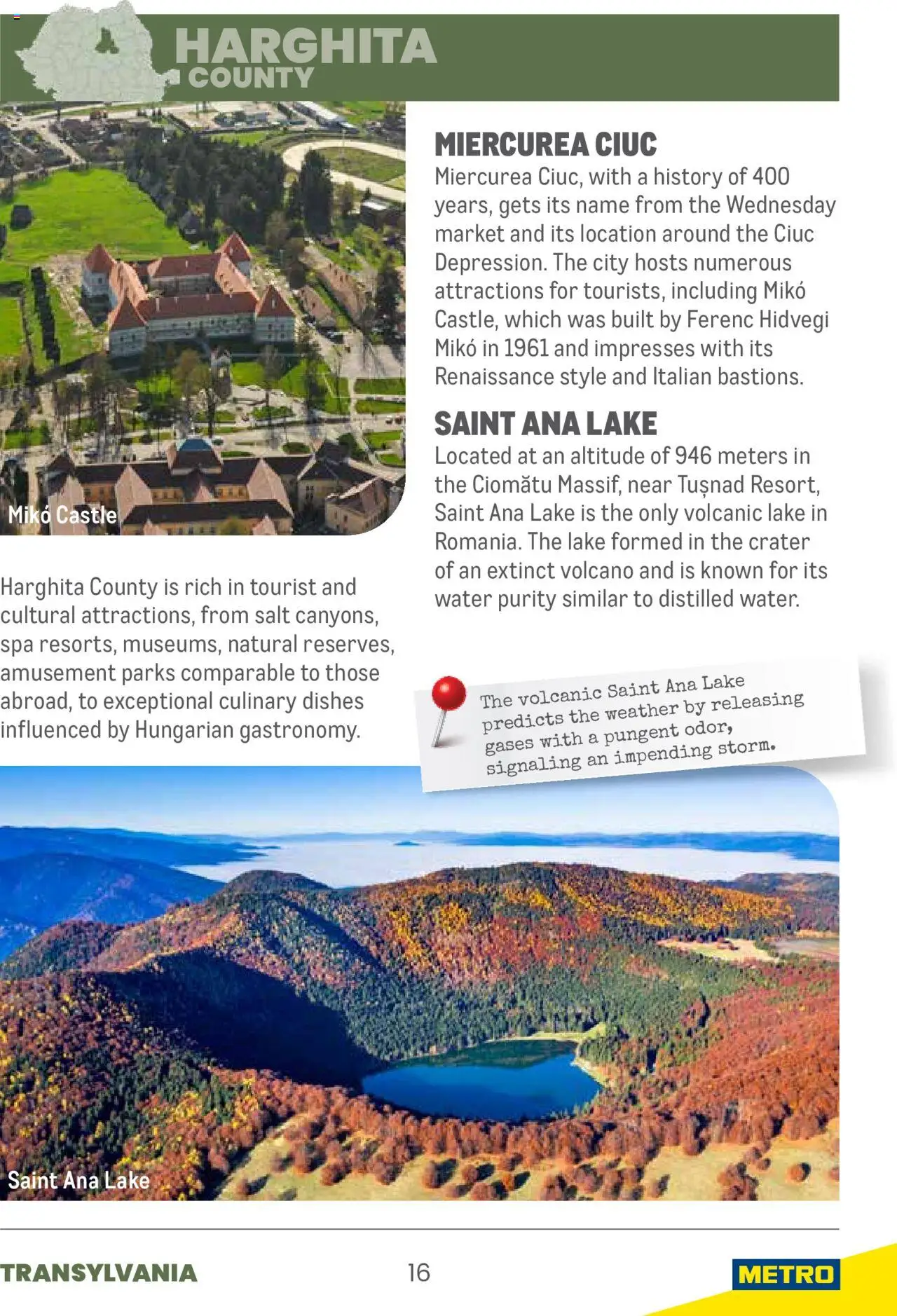 Metro catalog - Tourism Guide