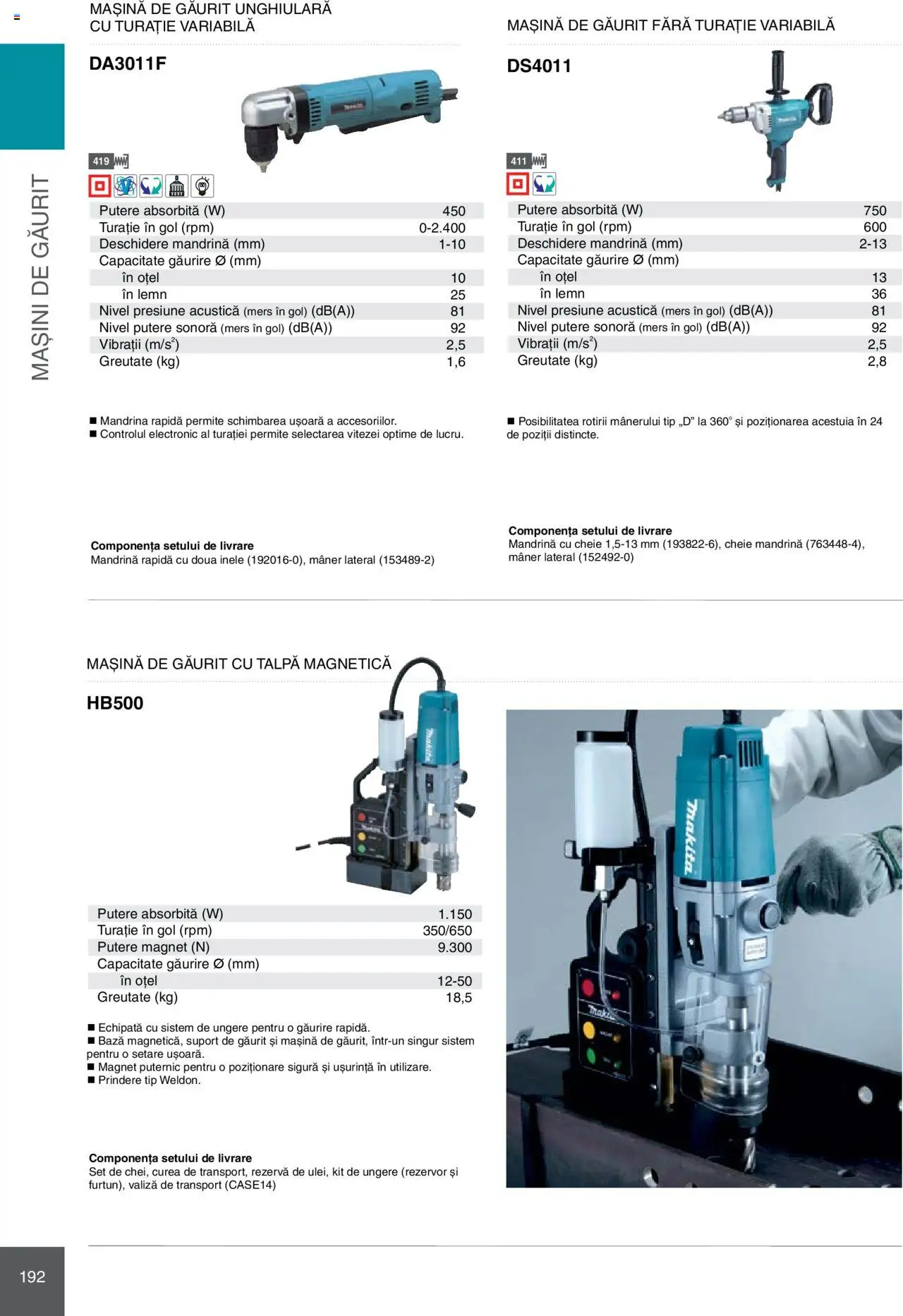 Makita catalog - Mașini Profesionale