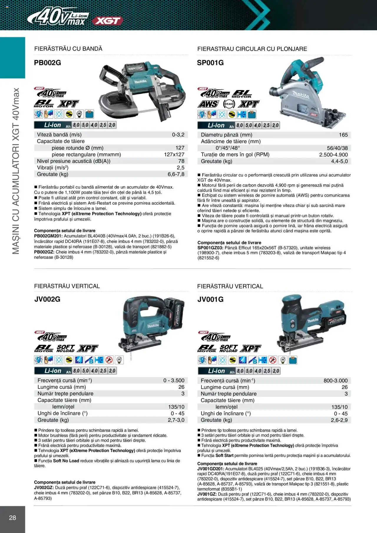 Makita catalog - Mașini Profesionale