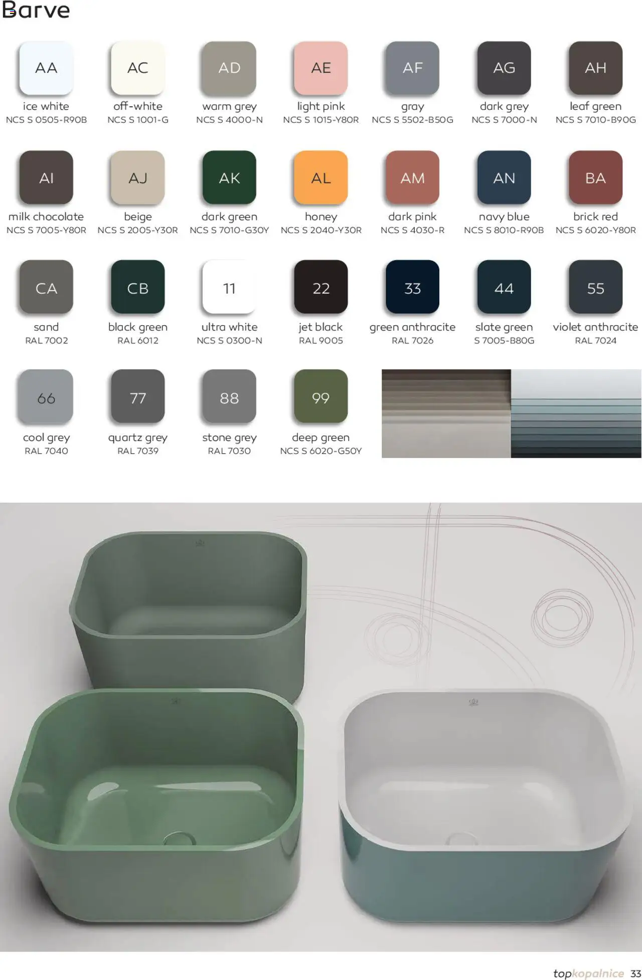 Topdom katalog kopalnih kadi in umivalnikov lotus