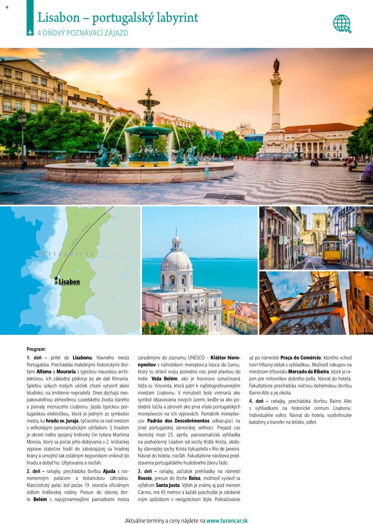 Turancar poznávacie zájazdy leteckou dopravou