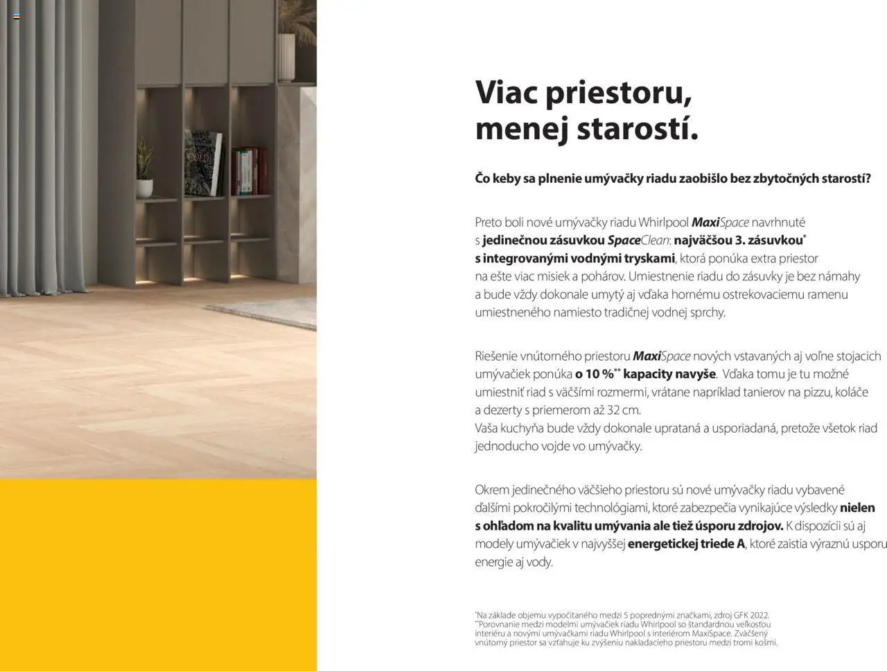 Whirlpool Nové vstavané a voľne stojace modely umývačiek