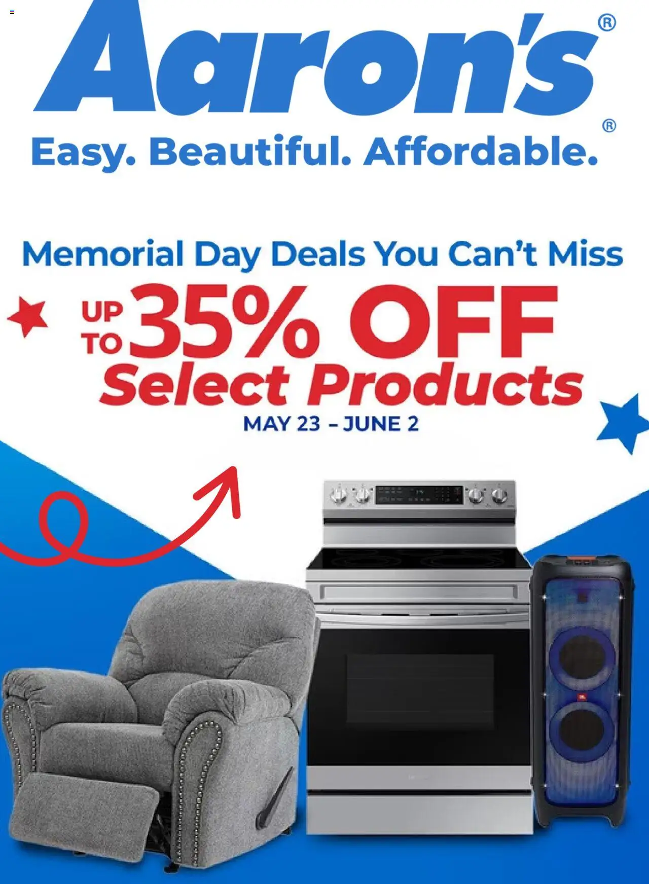 Aaron's Weekly Ad (05/23/2025 - 06/02/2025) | 1