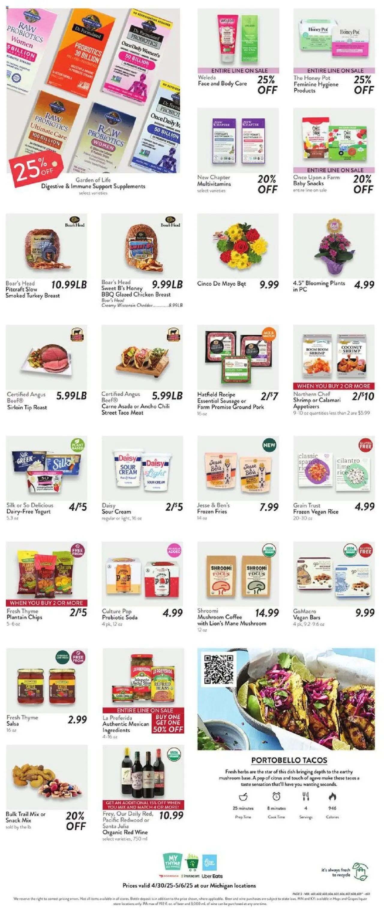 Fresh Thyme Weekly Ad - MI