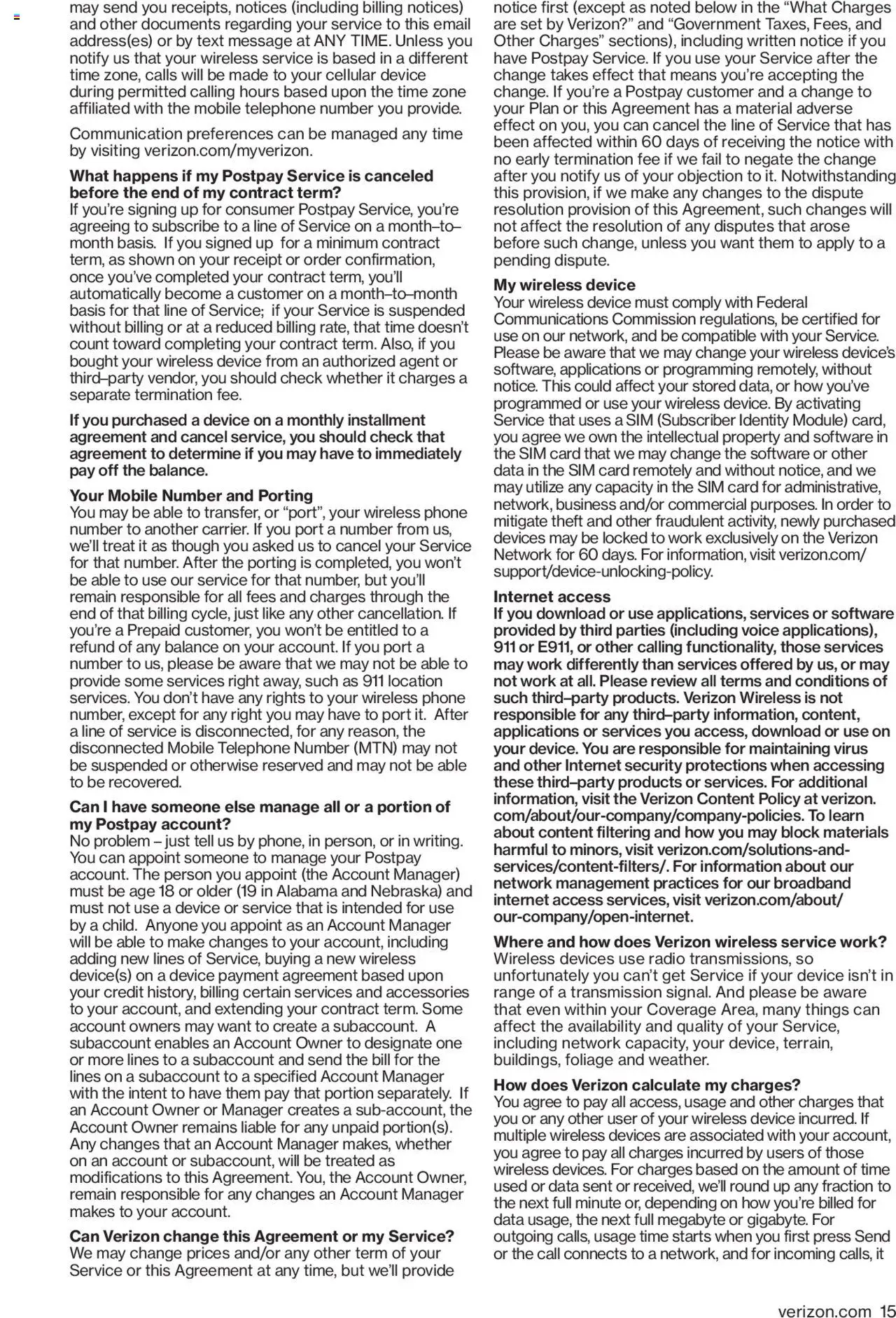 Verizon Brochure