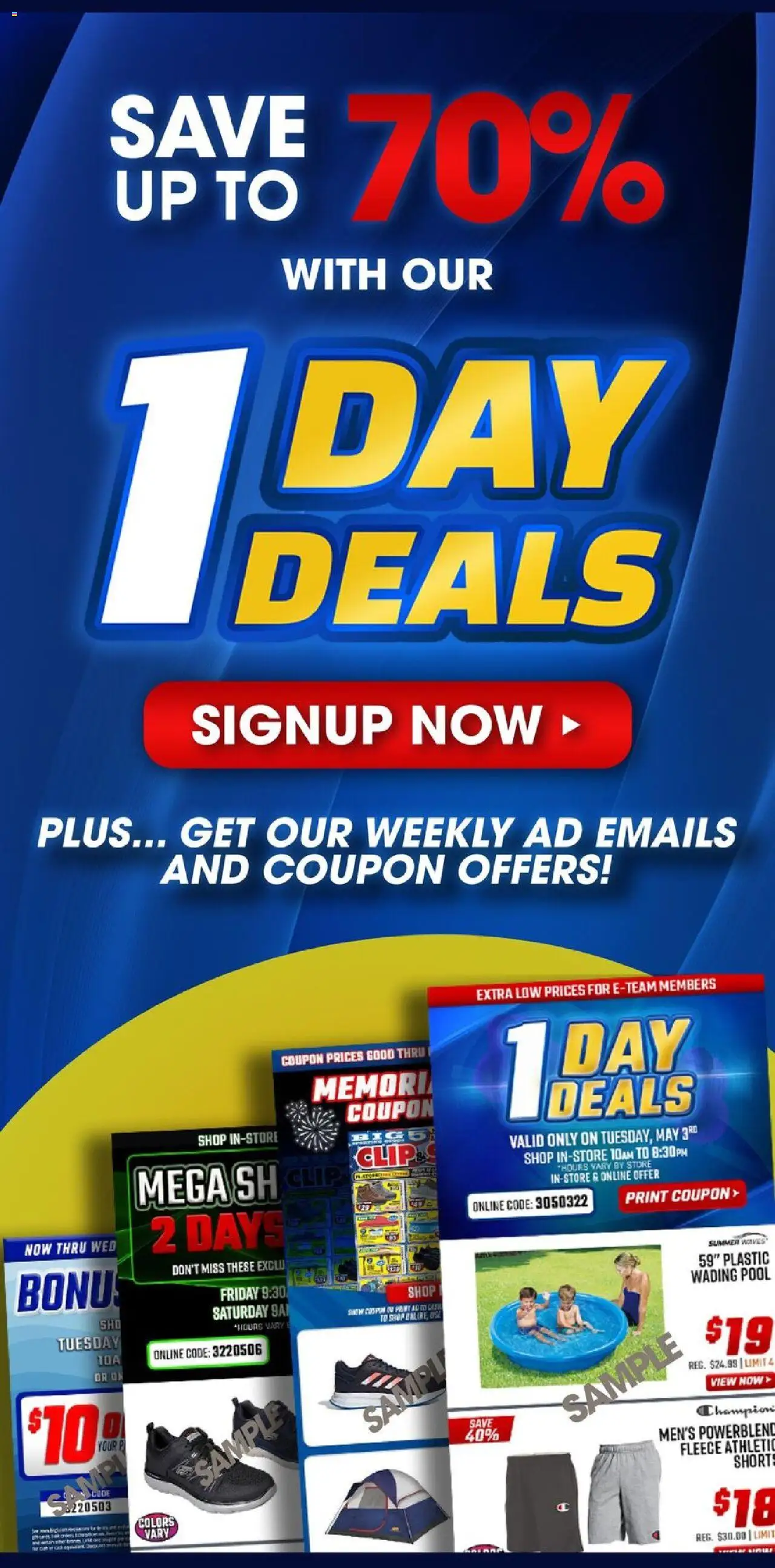 Big 5 Sporting Goods Weekly Ad