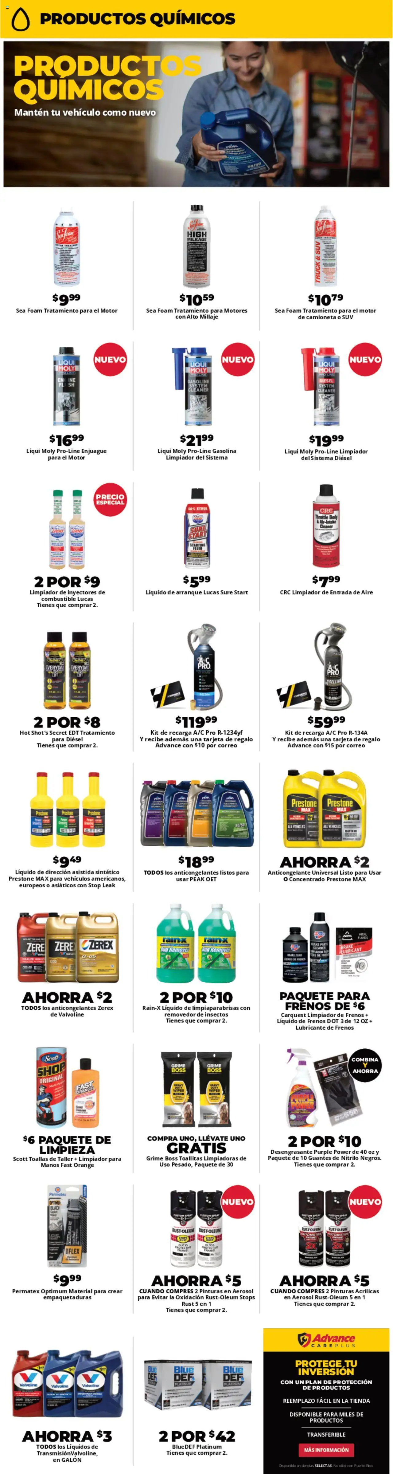 Advance Auto Parts Weekly Ad - Spanish