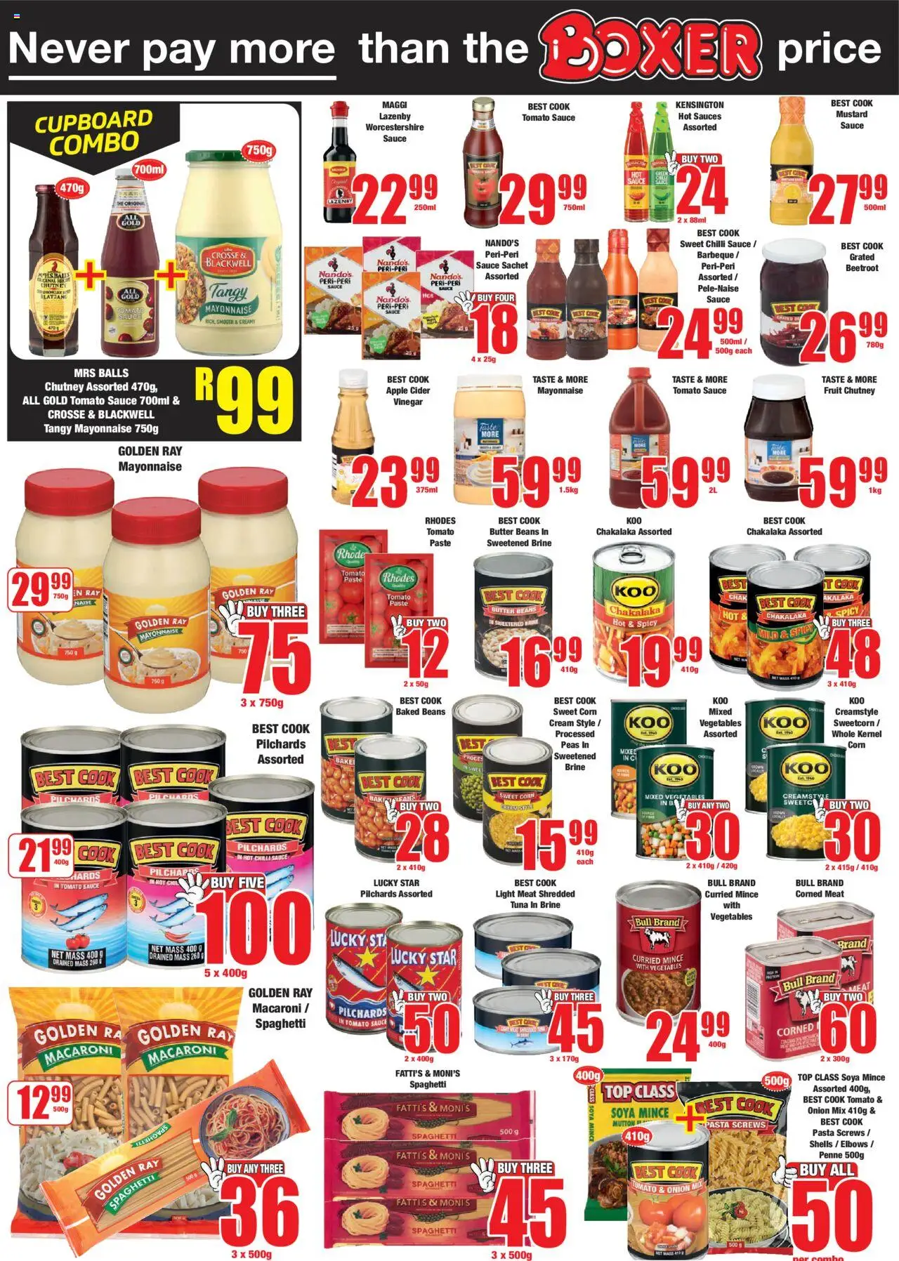 Boxer Limpopo - Specials