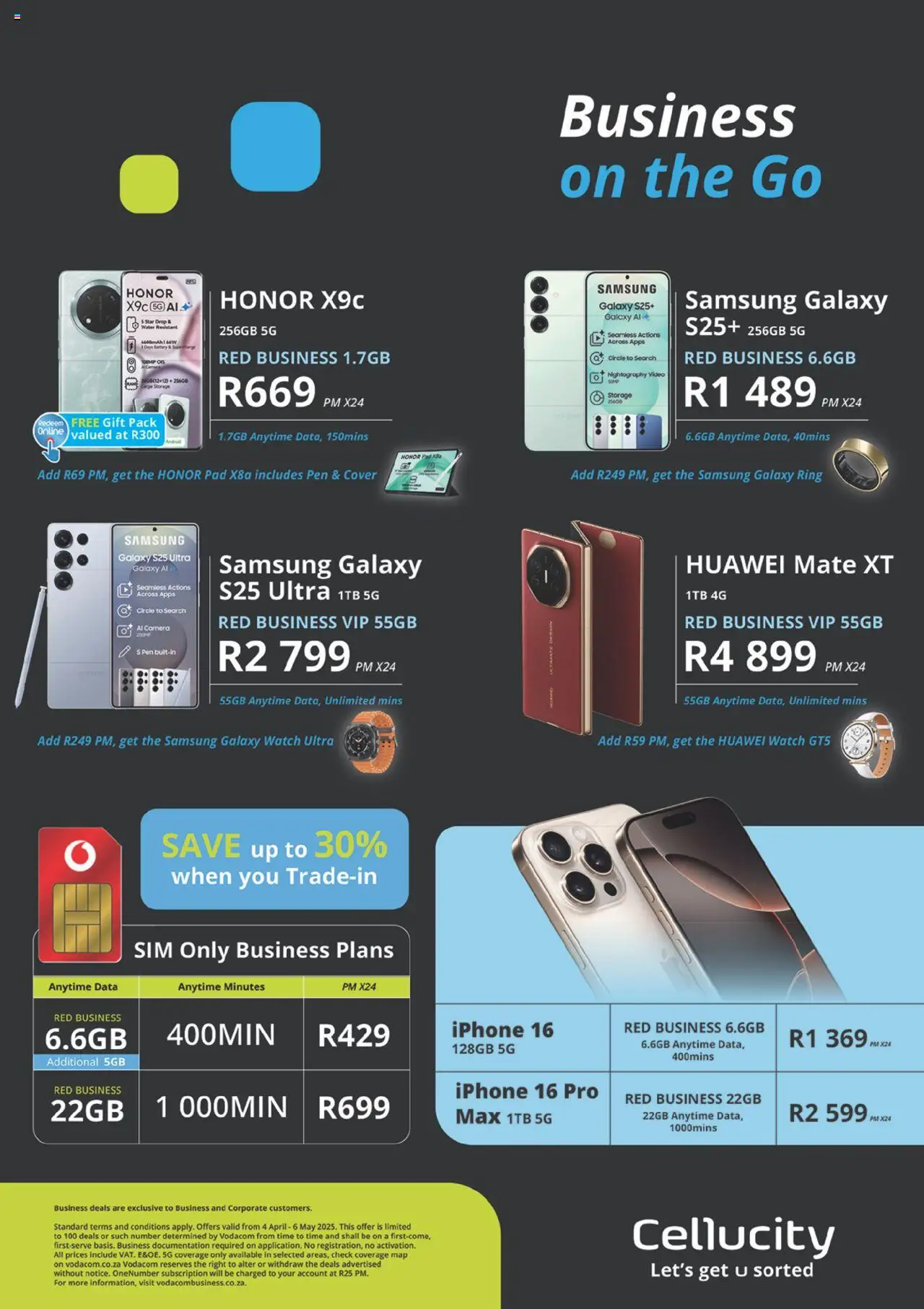 Cellucity Specials