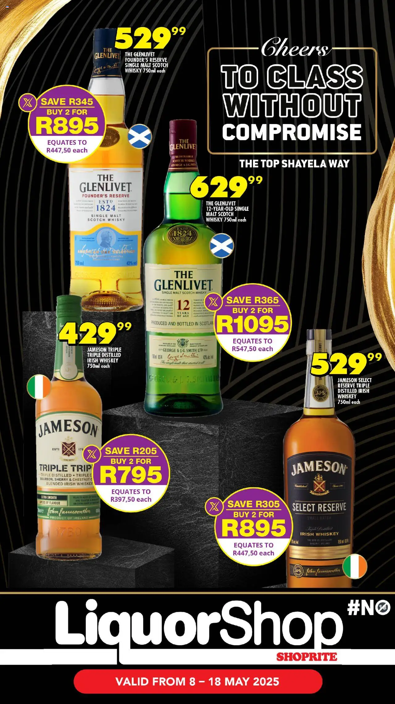 Shoprite - LiquorShop World Whisky Day Deals (08/05/2025 - 18/05/2025) | 6