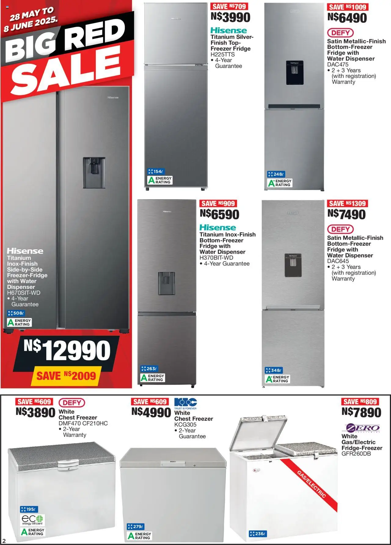 OK Furniture - Big Red Sale Catalogue Namibia  (28/05/2025 - 08/06/2025) | 2