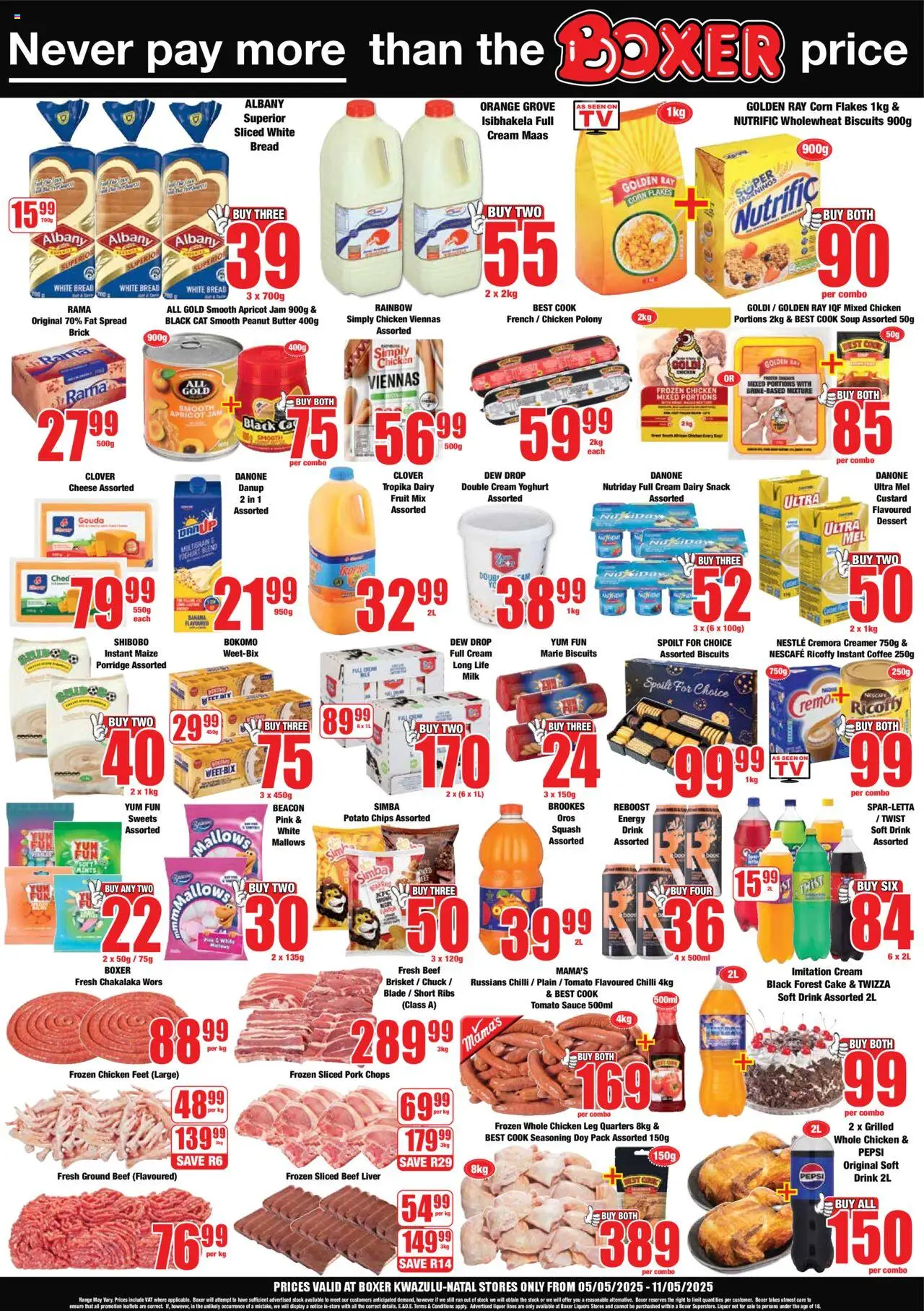 Boxer - KwaZulu-Natal - Weekly Specials (15/05/2025 - 18/05/2025) | 2