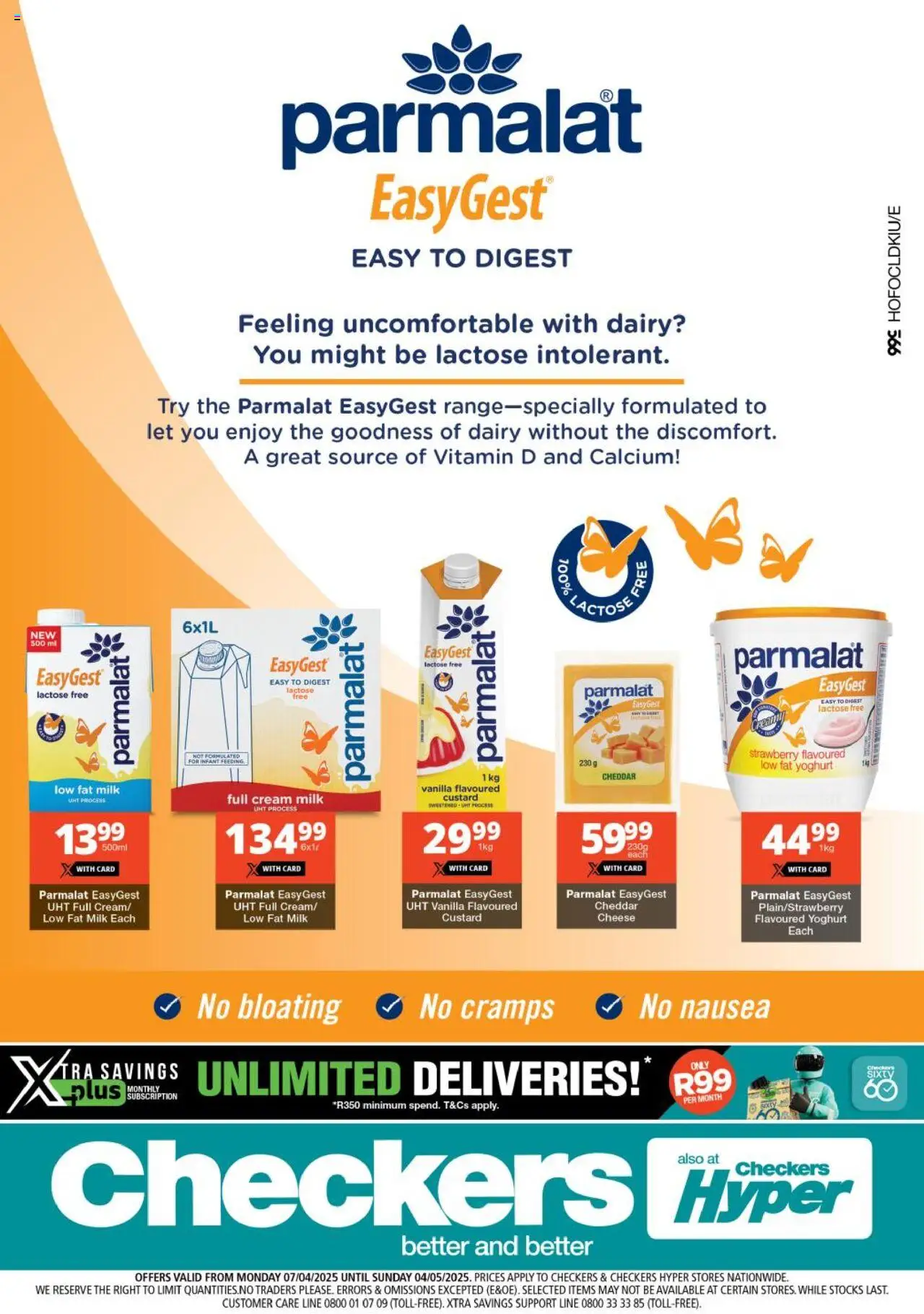 Checkers Parmalat EasyGest Promotion (07/04/2025 - 04/05/2025) | 1
