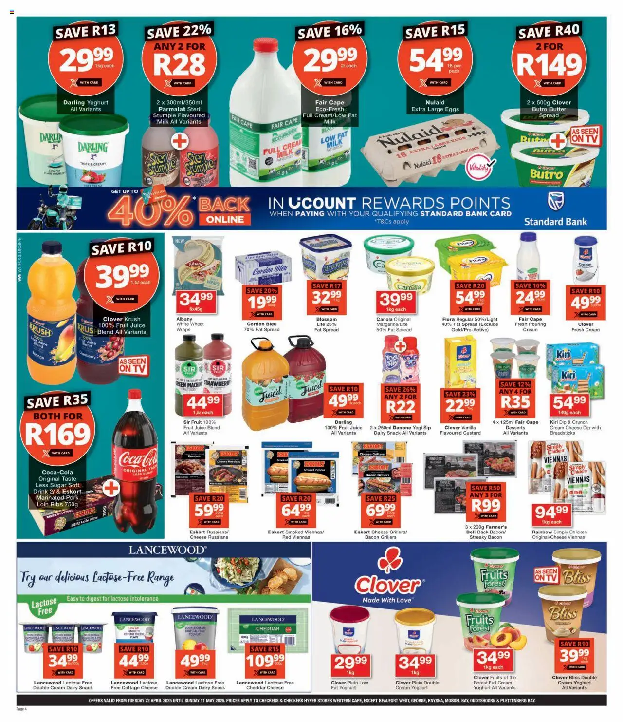 Checkers Western Cape - April Month-End Promotion