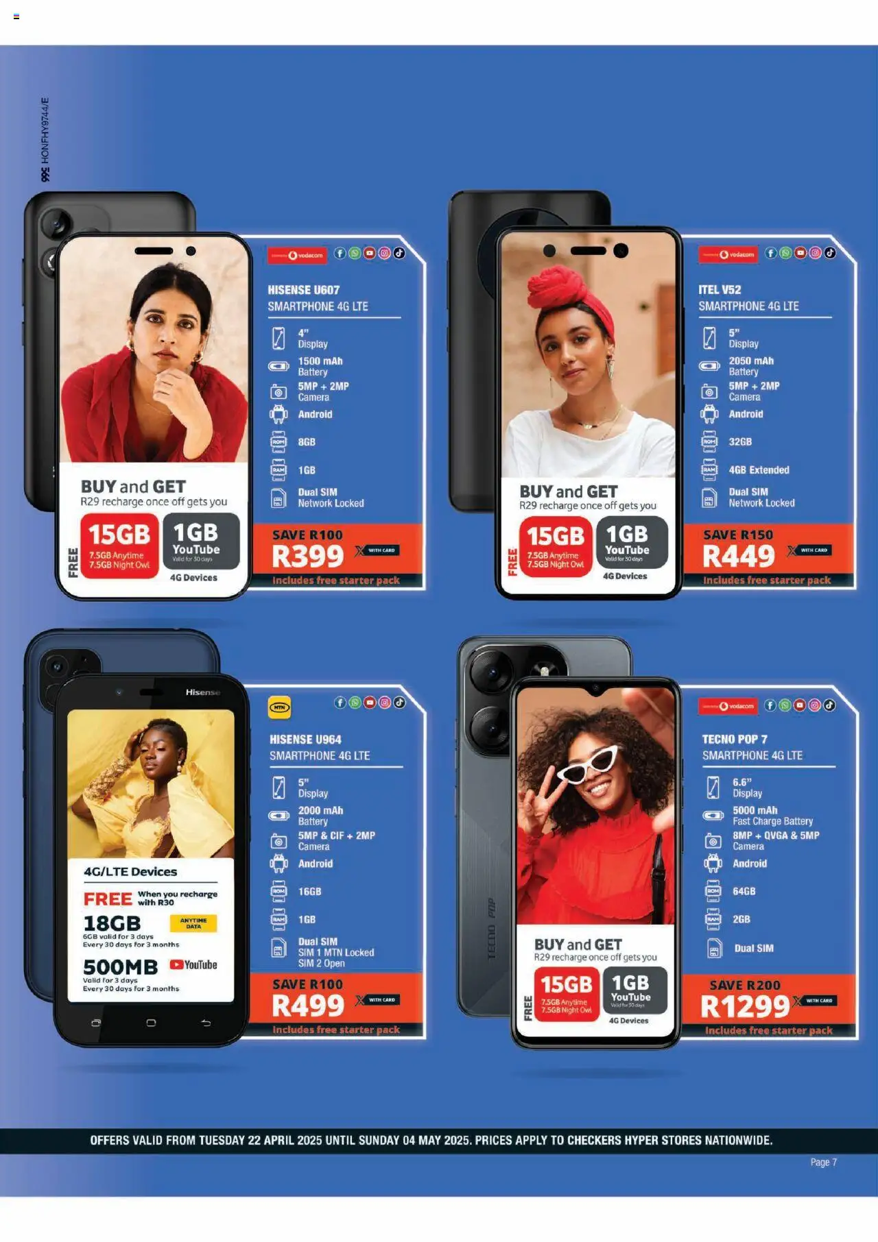 Checkers - Hyper Tech X April Month-End Promotion