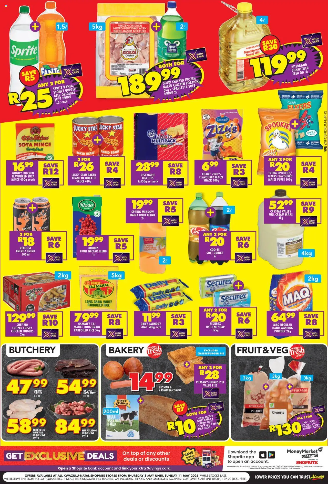 Shoprite KwaZulu-Natal - Low Price Bonanza (08/05/2025 - 11/05/2025) | 2