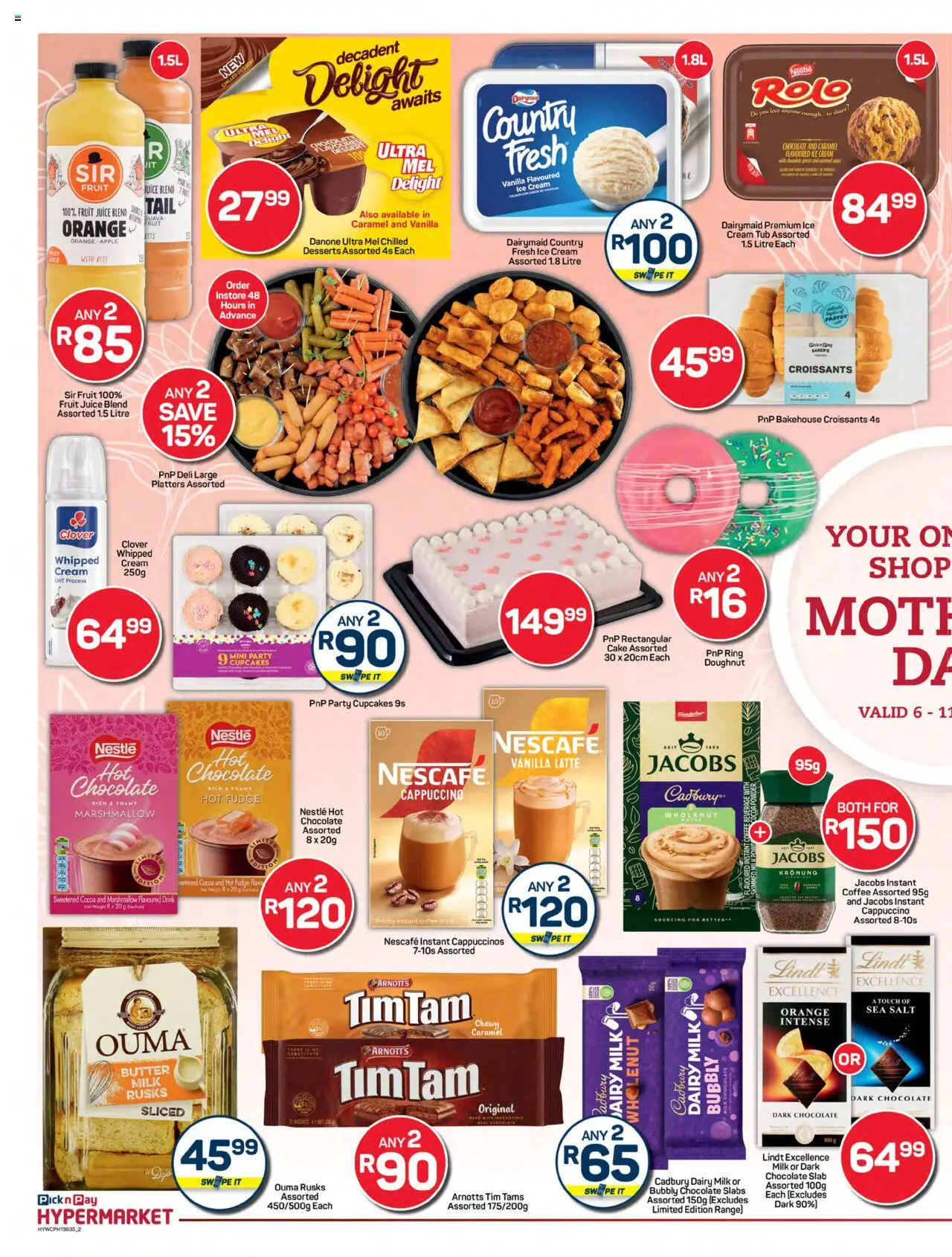 Pick n Pay - Western Cape - Hyper Mother's Day Specials (06/05/2025 - 11/05/2025) | 2