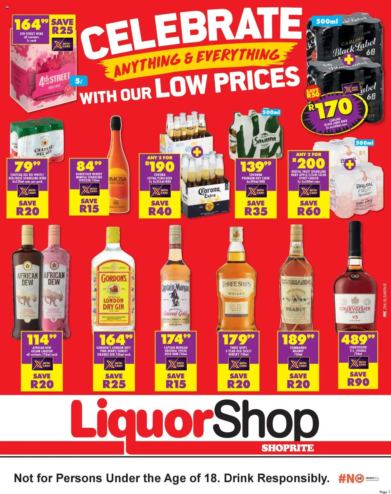 Shoprite KwaZulu-Natal - LiquorShop Savings (23/05/2025 - 08/06/2025) | 1