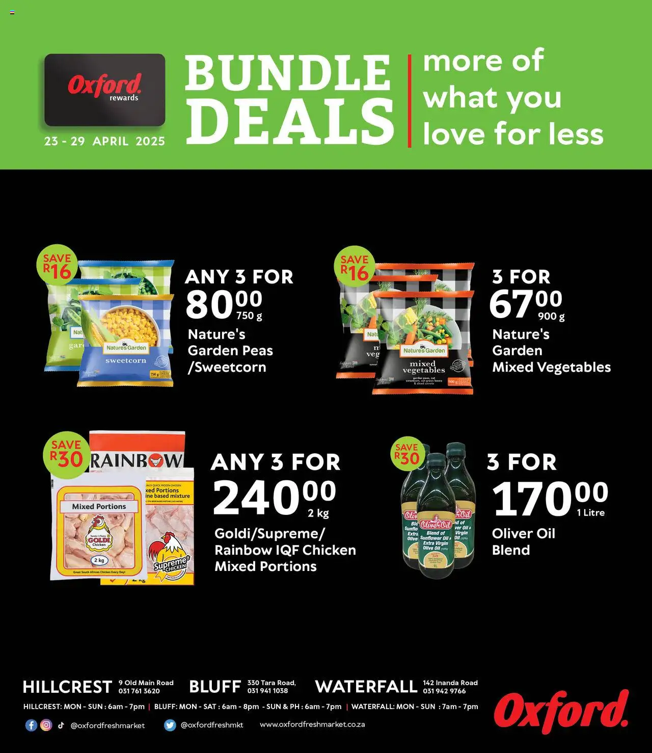 Oxford Freshmarket - Bundle Deals