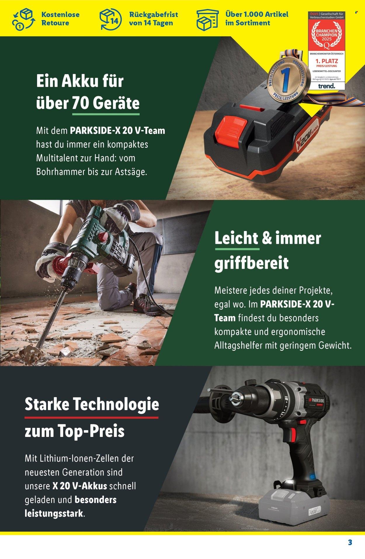 Lidl Flugblatt: PARKSIDE® Du packst das!