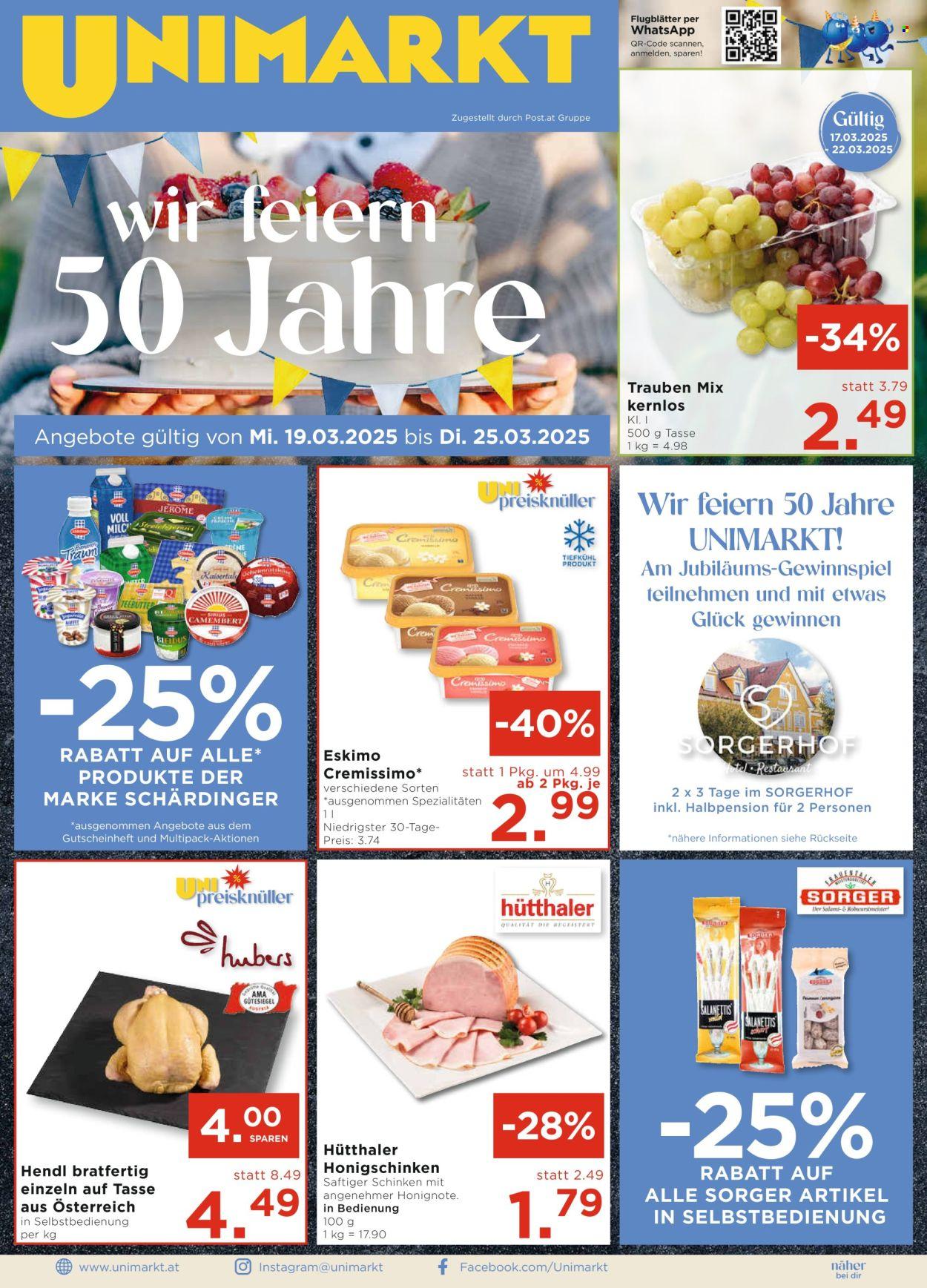 UNIMARKT Flugblatt