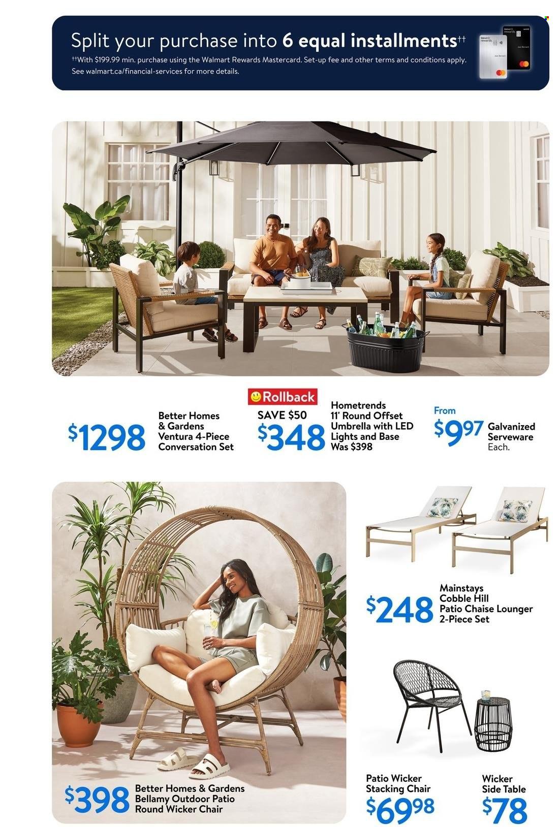 Walmart flyer: Summer staycation