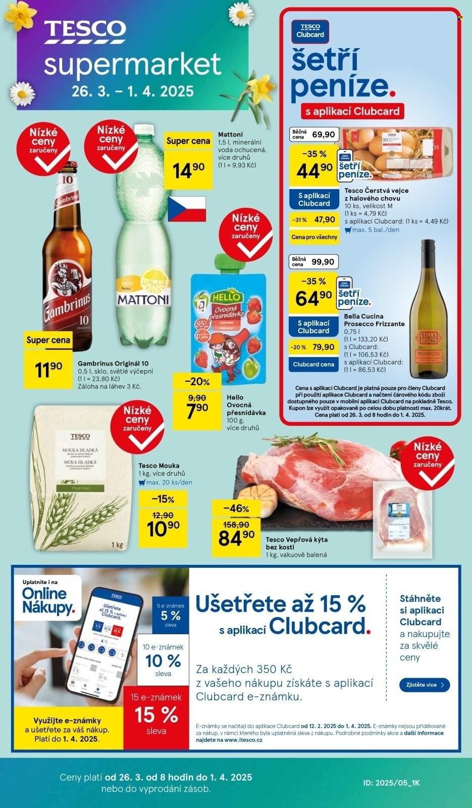 Leták: Clubcard šetří peníze.