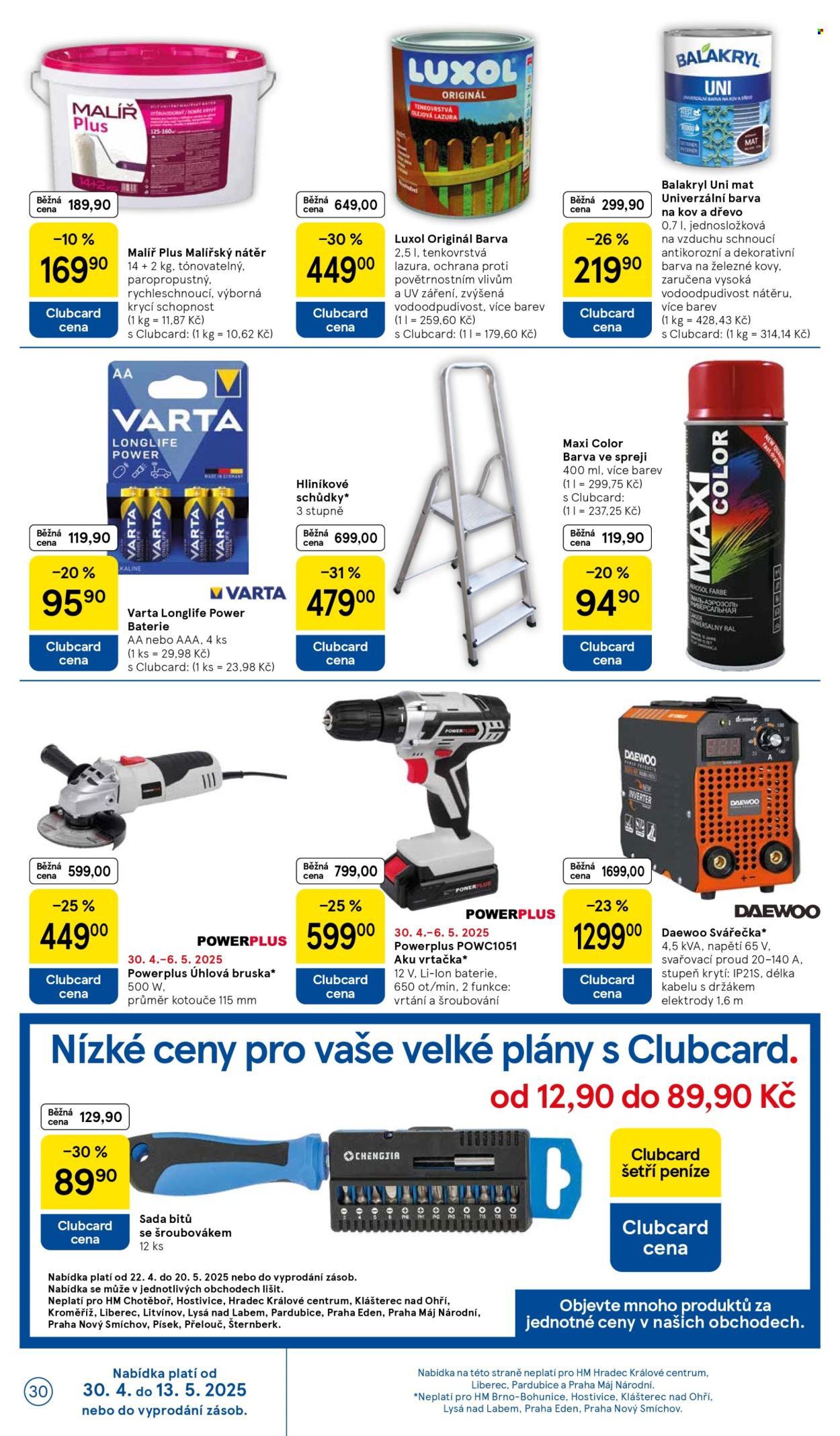 Leták: Clubcard šetří peníze.