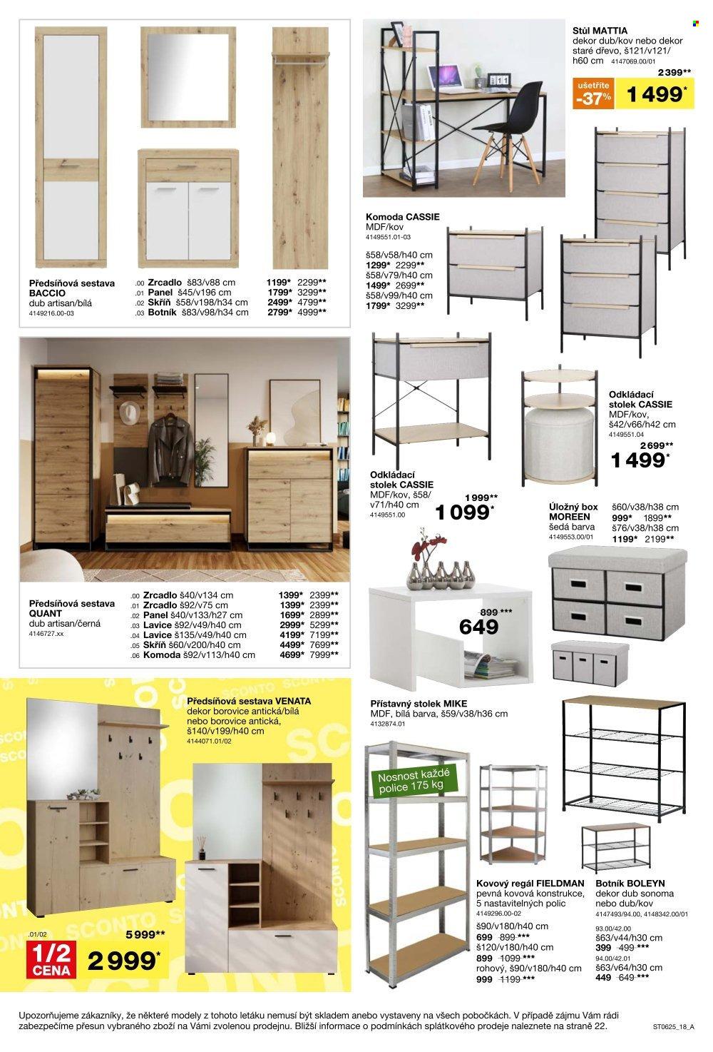 Leták: -40% na sedací soupravy, pohovky, křesla