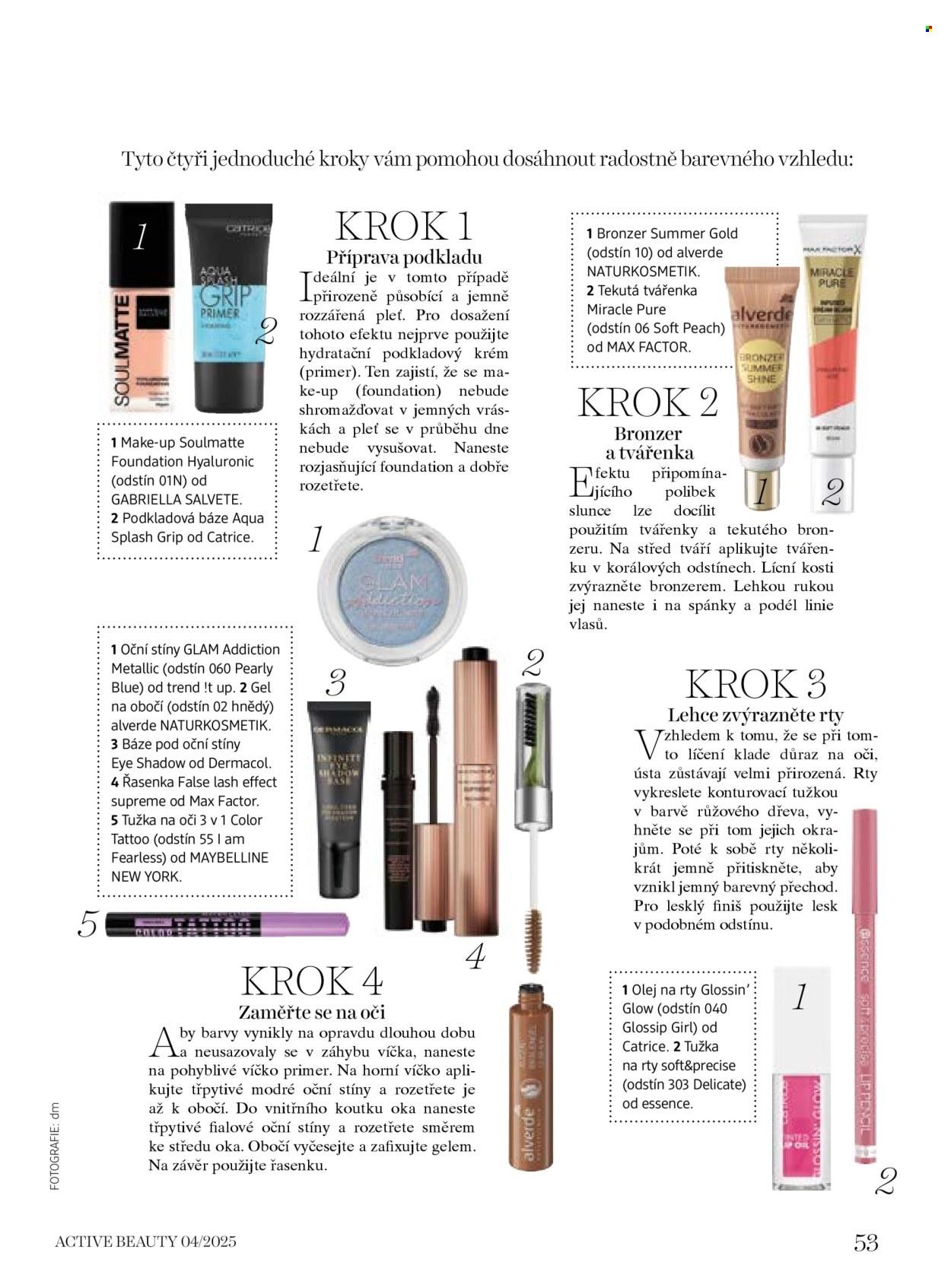 Leták: Active beauty