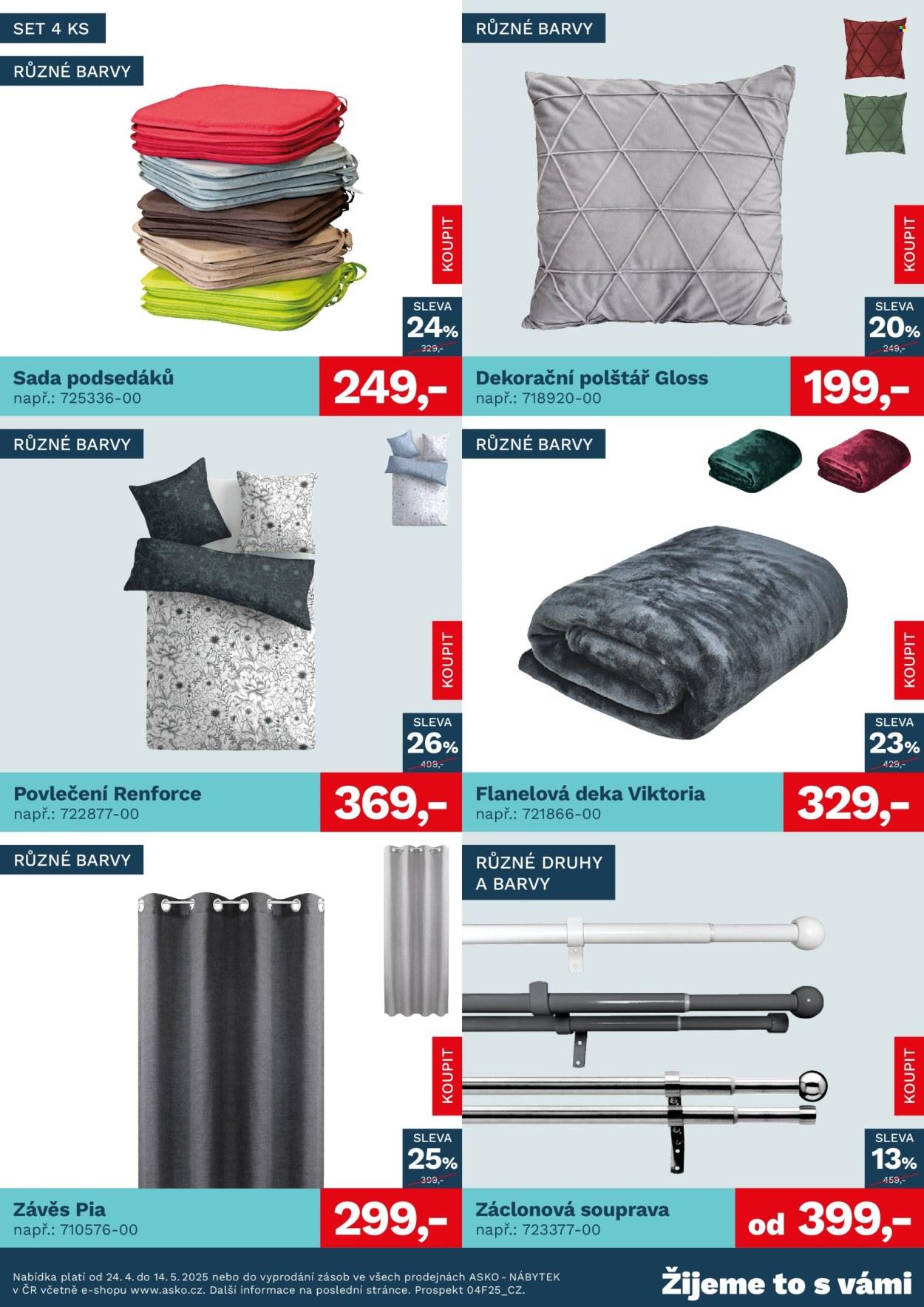 Leták: Bytové doplňky za skvělé ceny