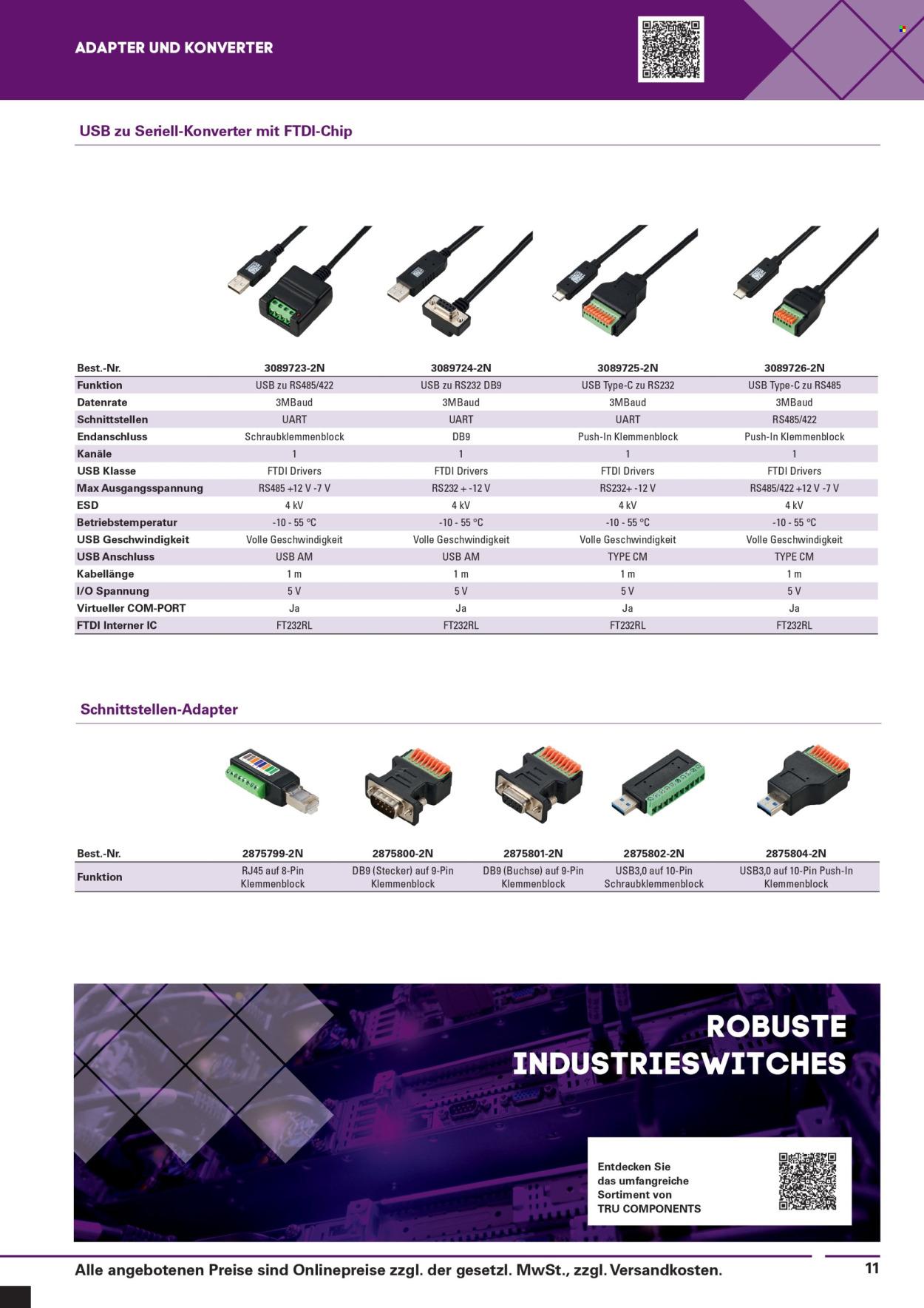 Conrad Prospekt: TRU COMPONENTS