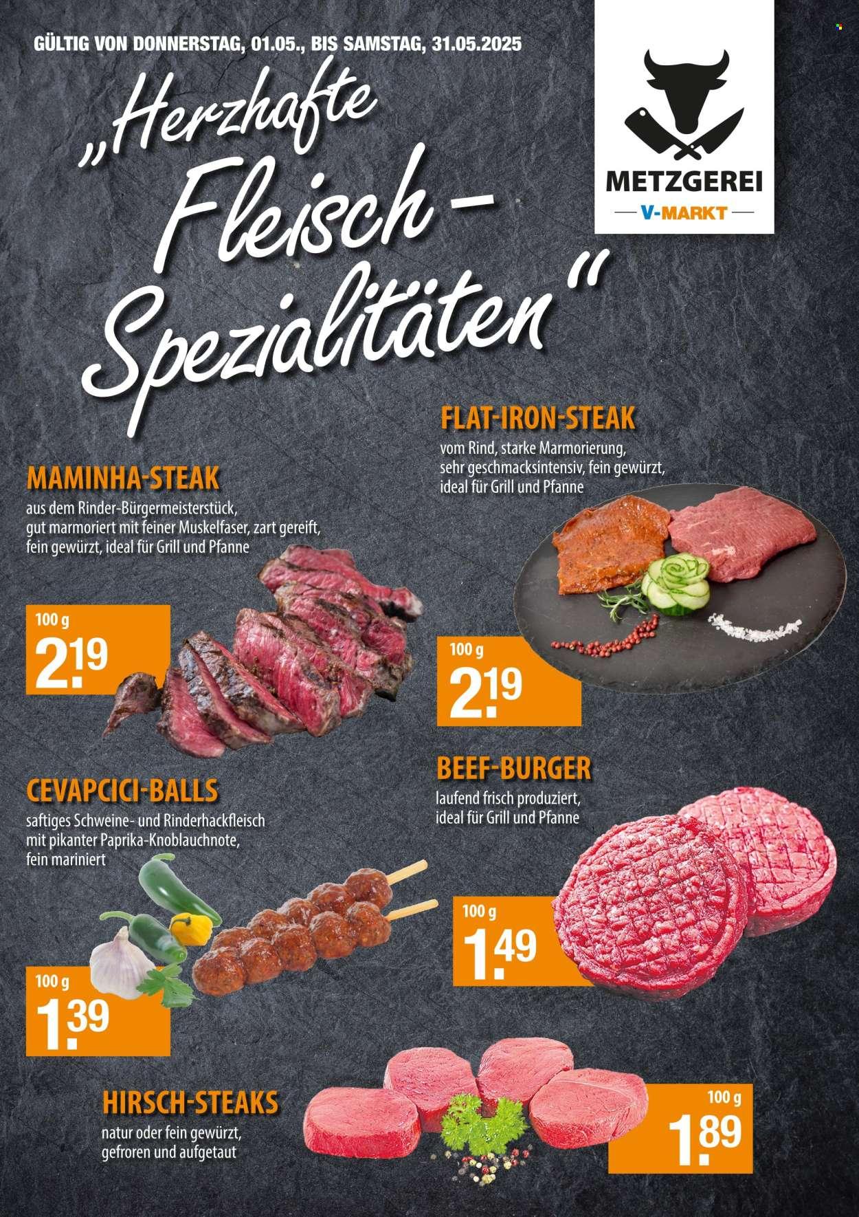 V:Markt Prospekt - Metzgerei (2025-05-01 - 2025-05-31) | 1
