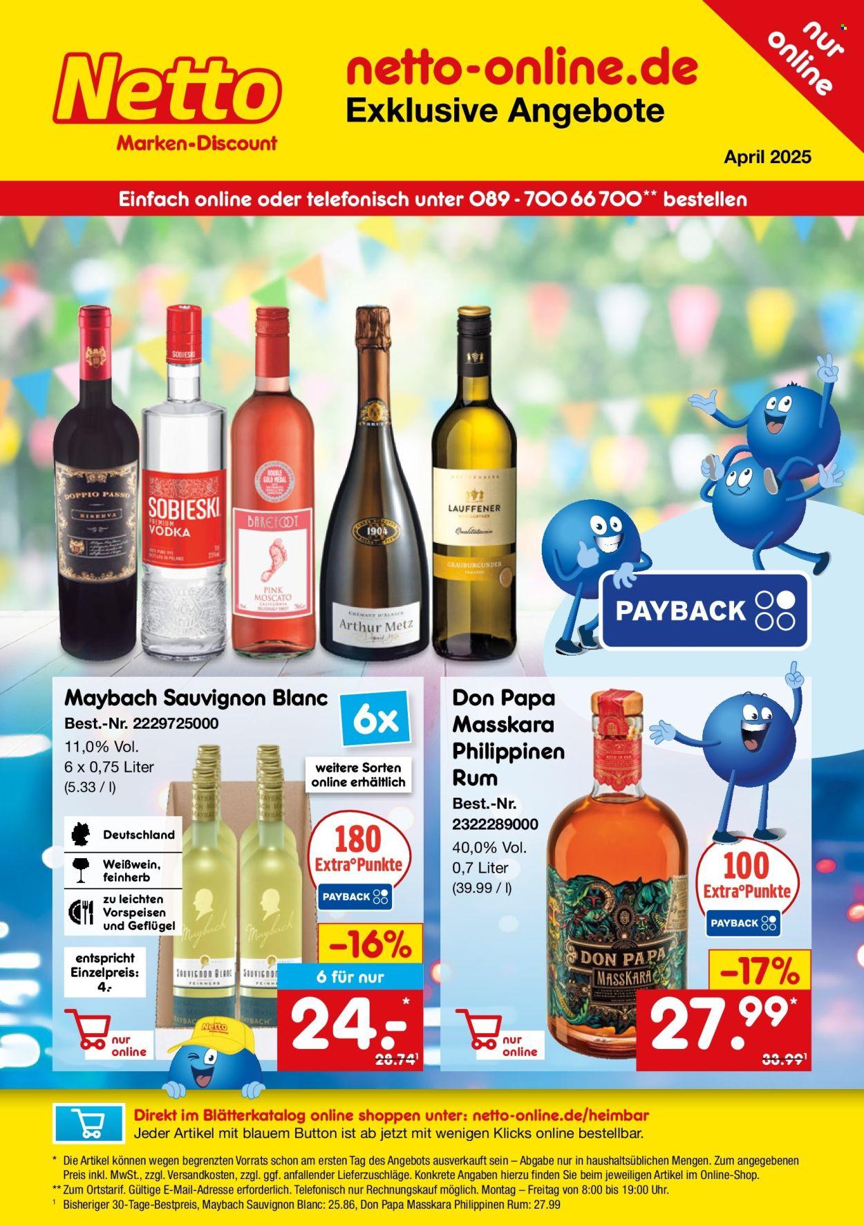 Netto Marken:Discount Prospekt - Online-Sonderangebote April
