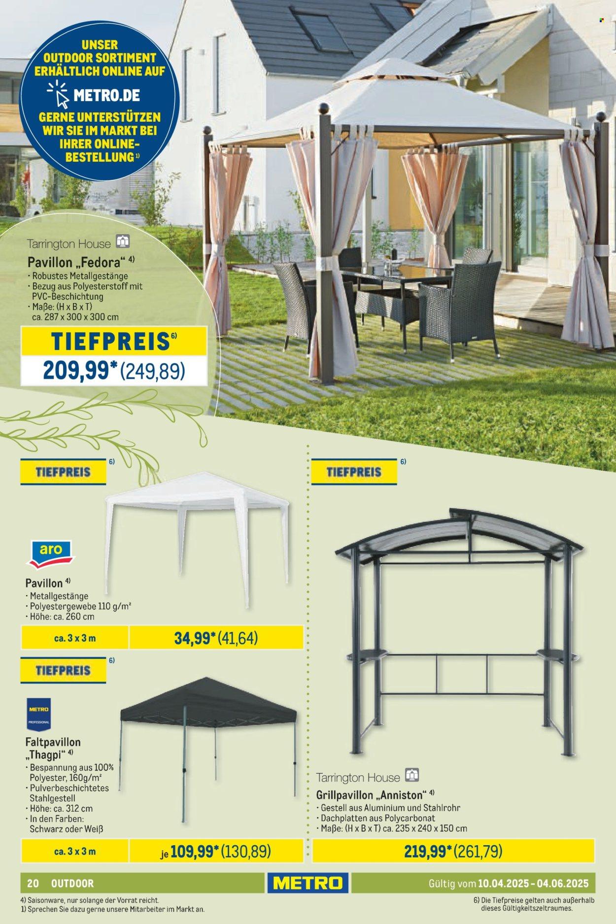 Metro Prospekt: Outdoor und Grill