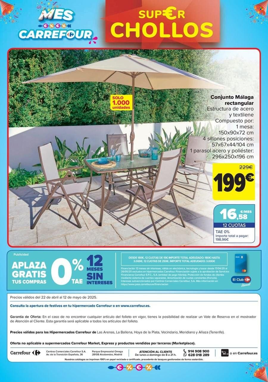 Folleto: CHOLLOS NO ALIMENTACION (2025-04-22 - 2025-05-12)