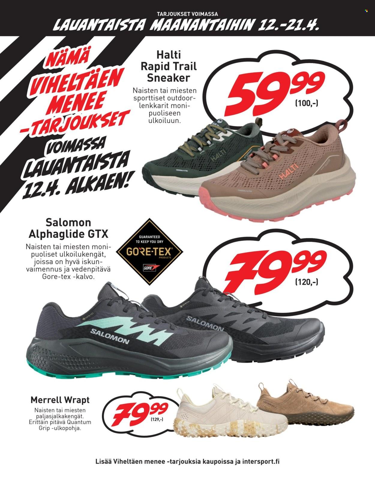 Intersport tarjoukset: Viheltäen Menee