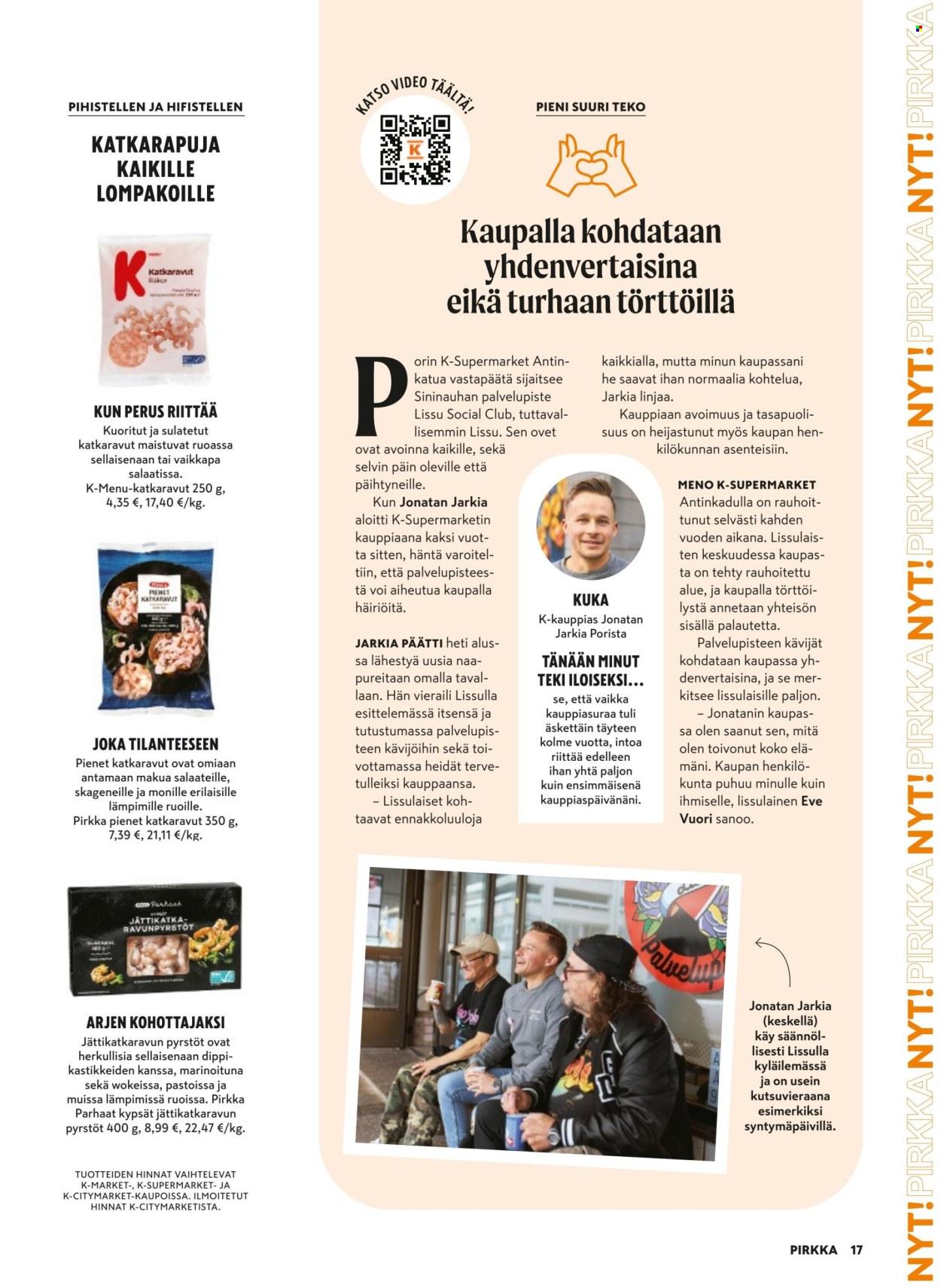 K:Supermarket tarjoukset - Pirkka 1/2025