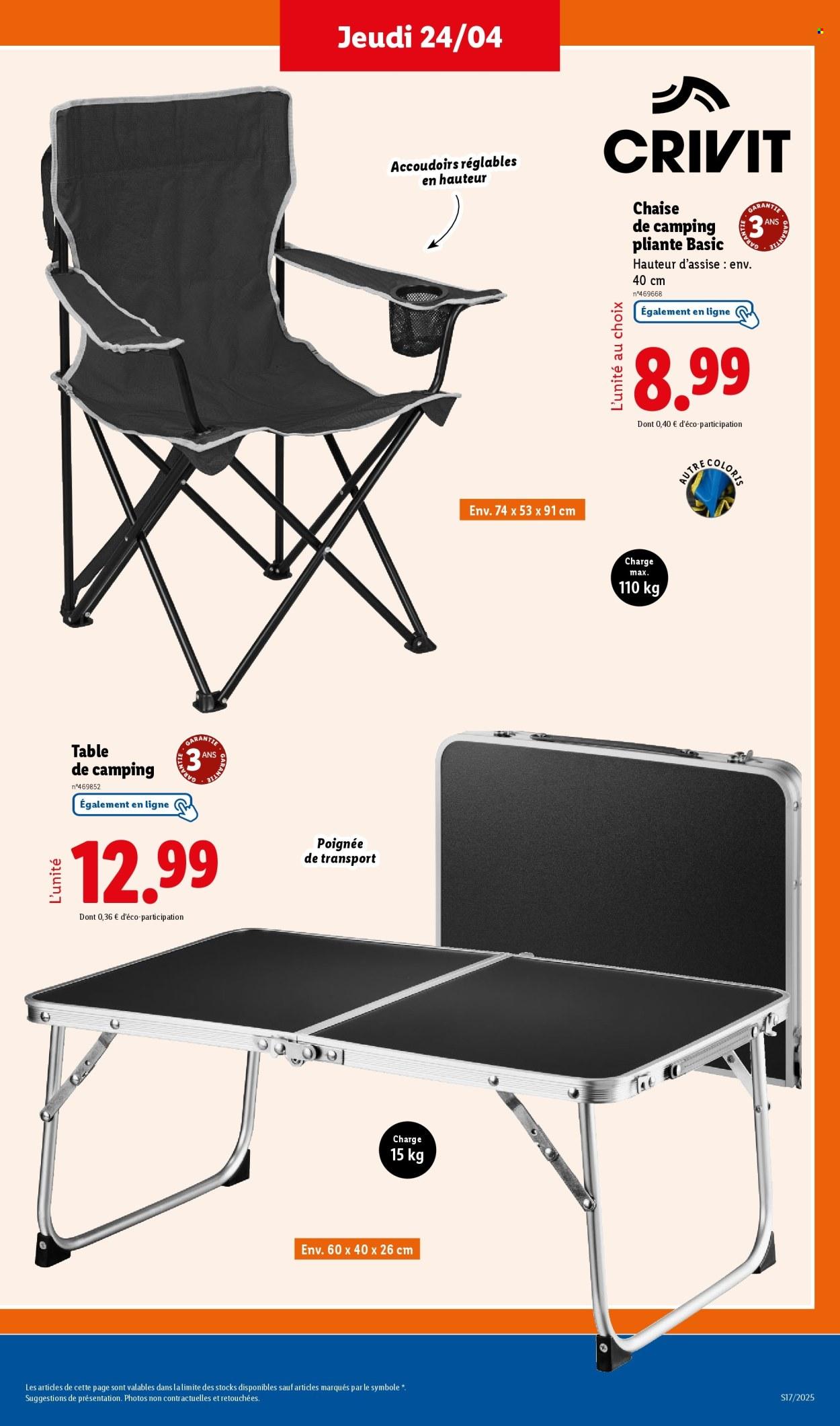 Catalogue: Les bonnes affaires de la semaine (2025-04-24 - 2025-04-28)