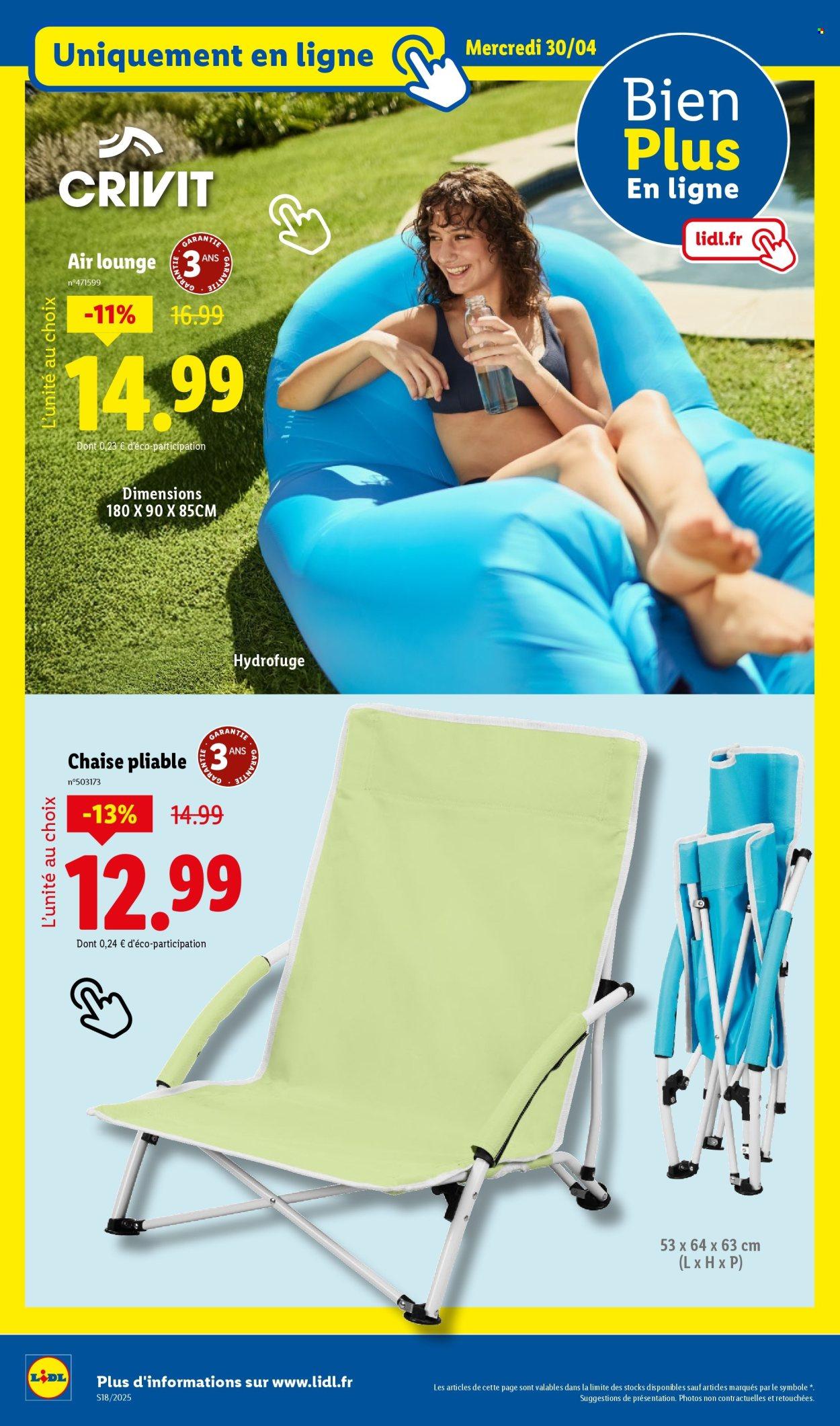 Catalogue: Les bonnes affaires de la semaine (2025-04-28 - 2025-04-30)