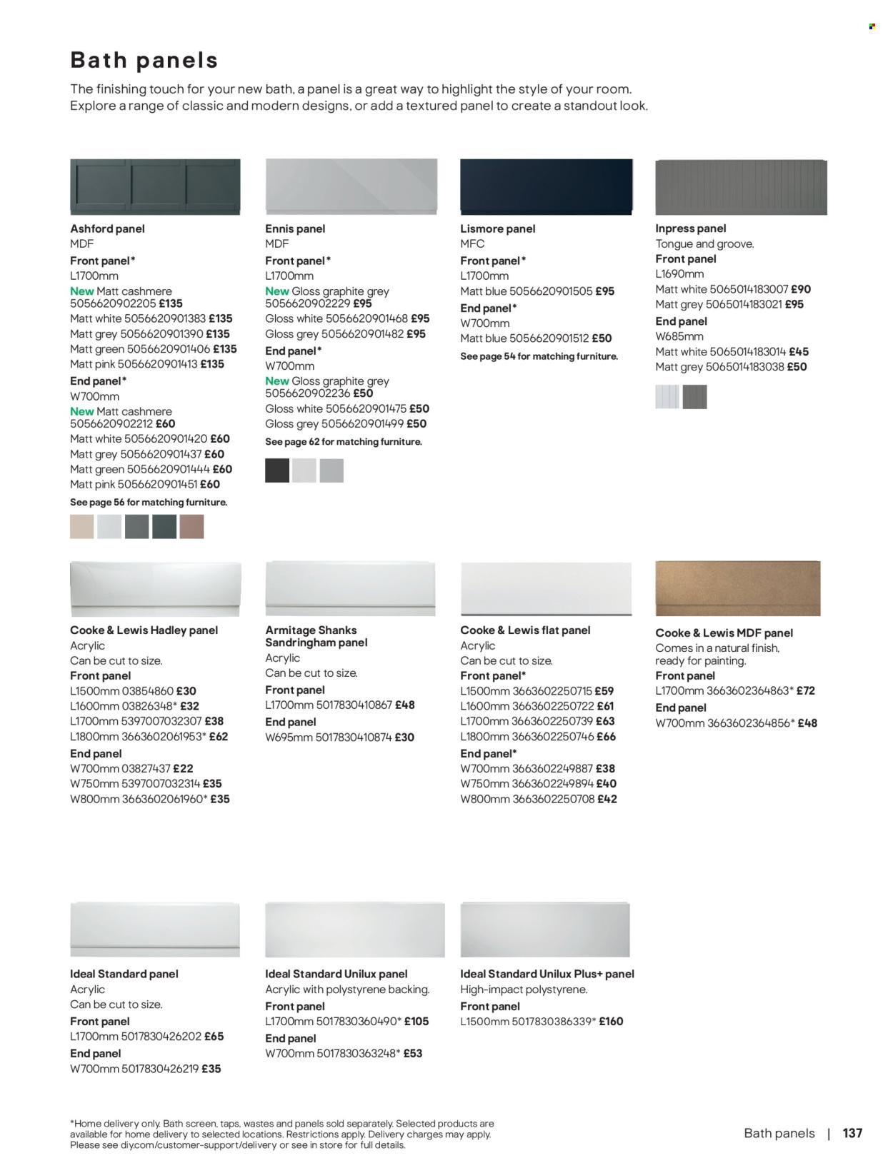 B&Q offer: Bathroom collections (2025-04-24) | 137