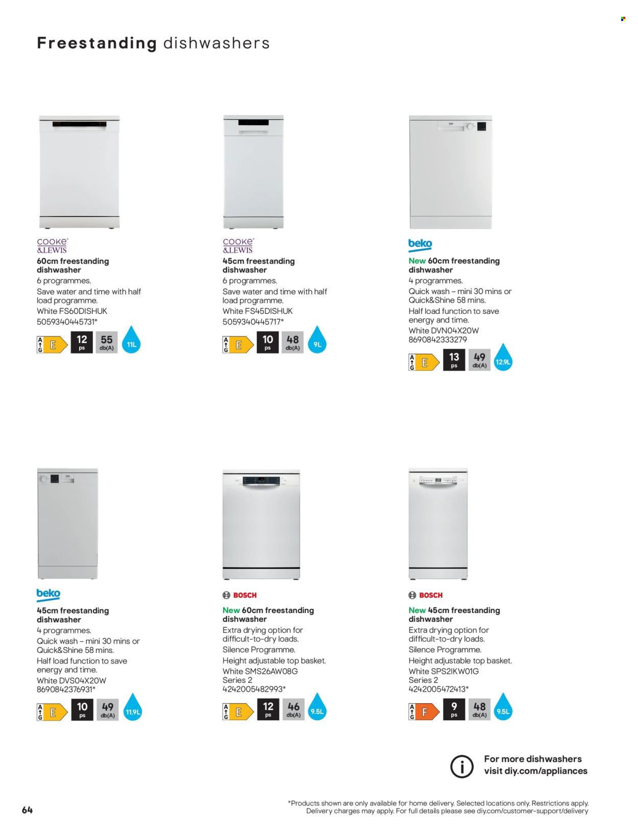 B&Q offer: Kitchen appliances (2025-01-23) | 64