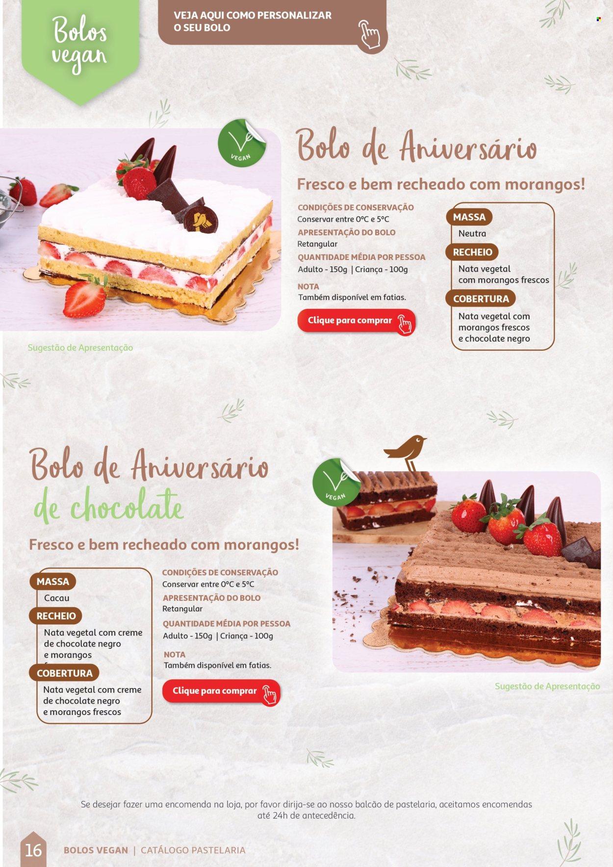 Folheto: Catálogo de Pastelaria