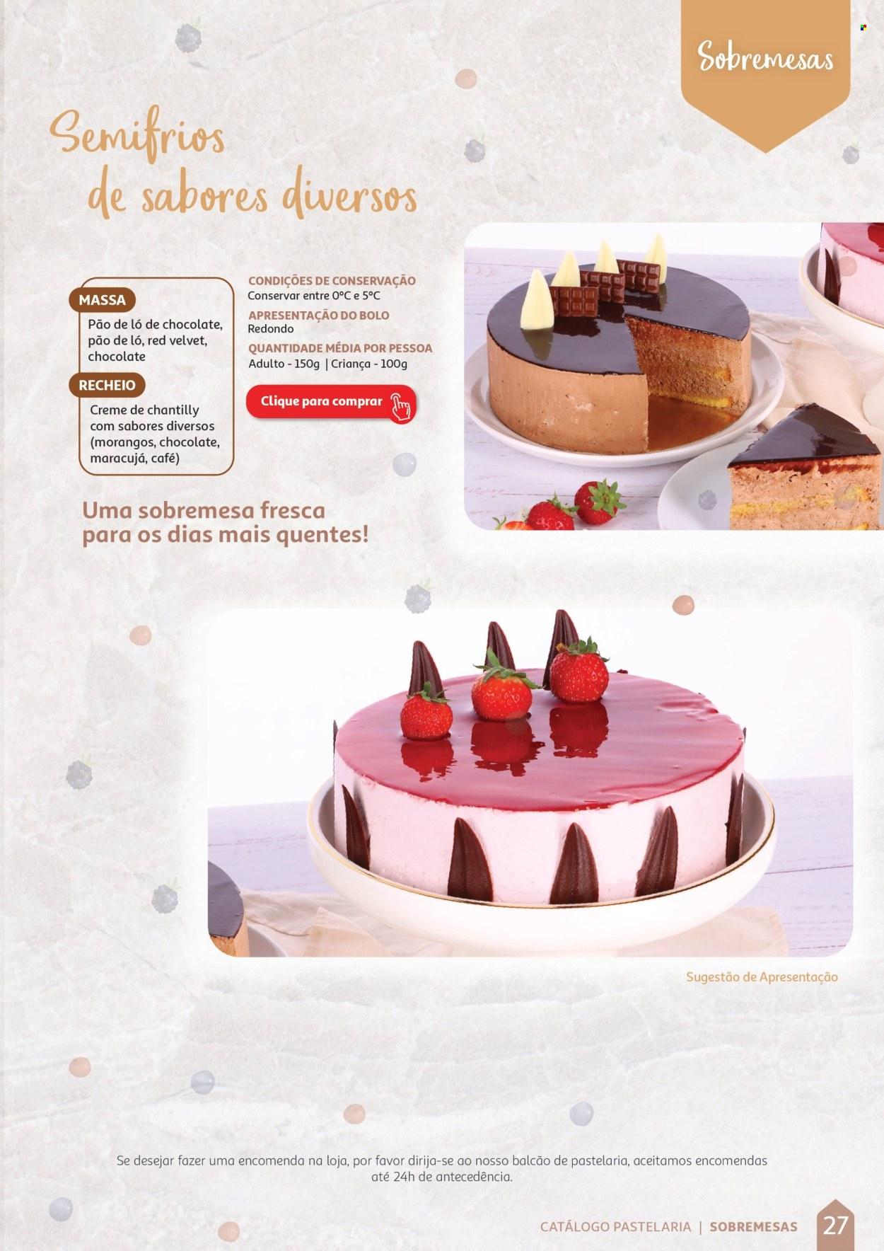 Folheto: Catálogo de Pastelaria