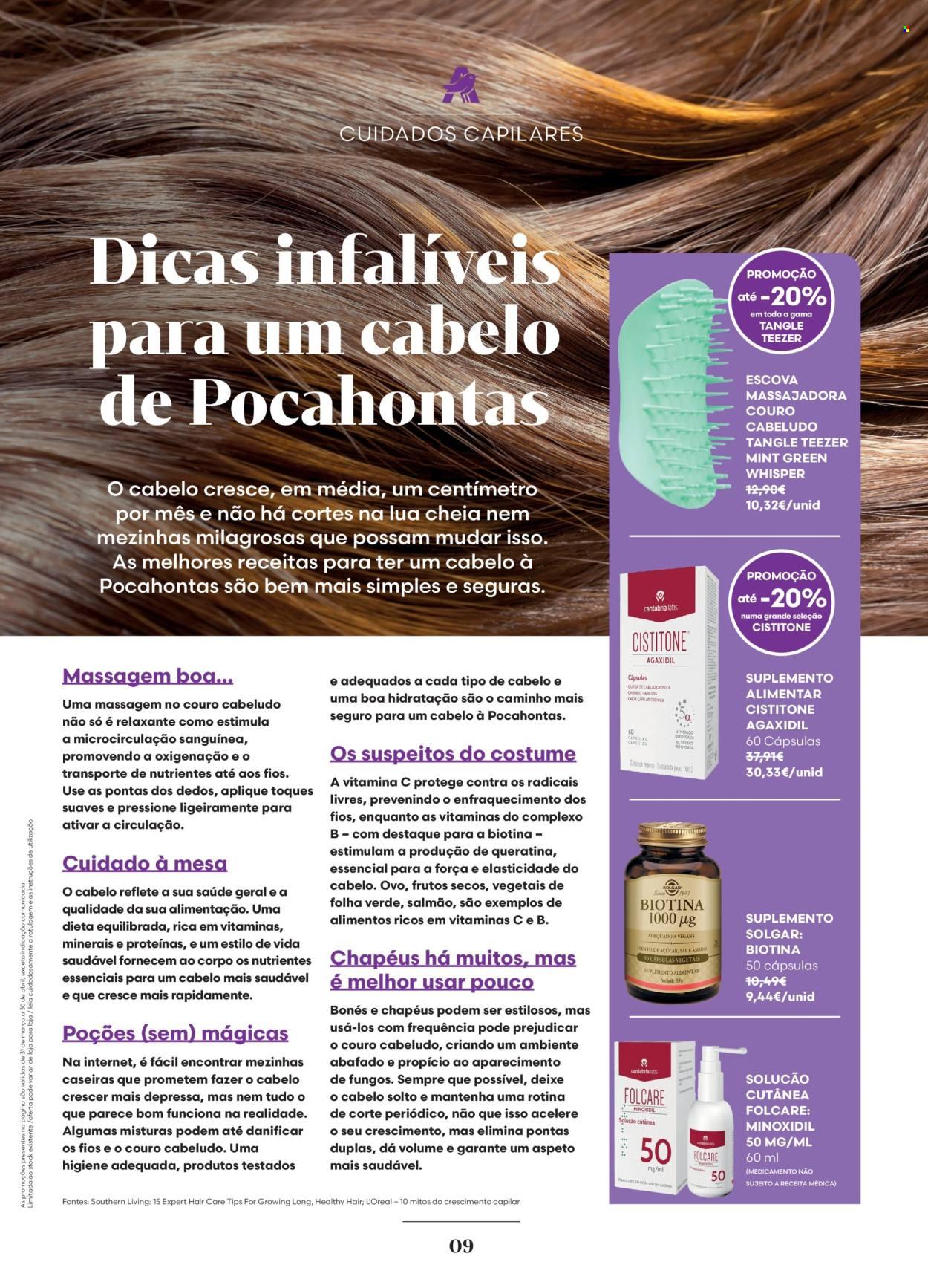 Folheto: Revista SBE Cabelos e Bebé