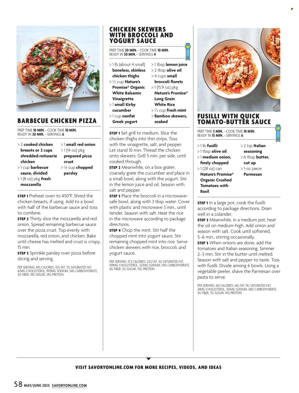 Stop & Shop Ad: Savory Magazine