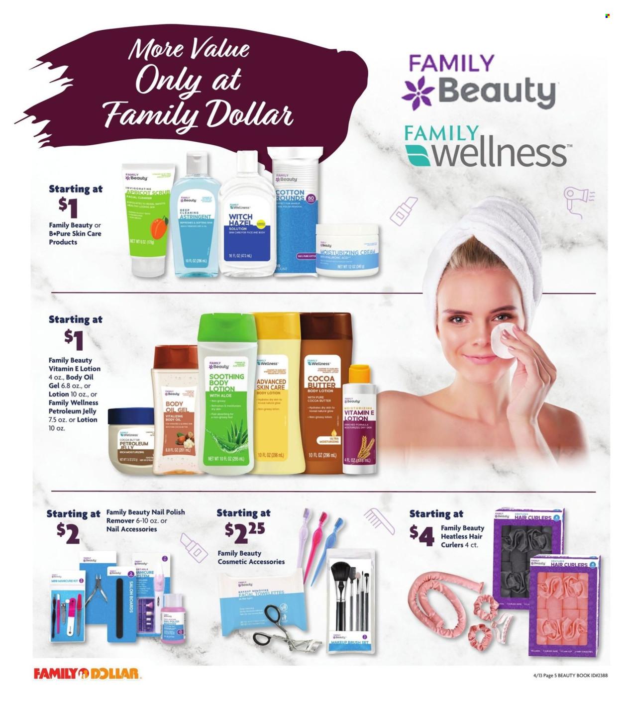 Family Dollar Ad: Beauty Book