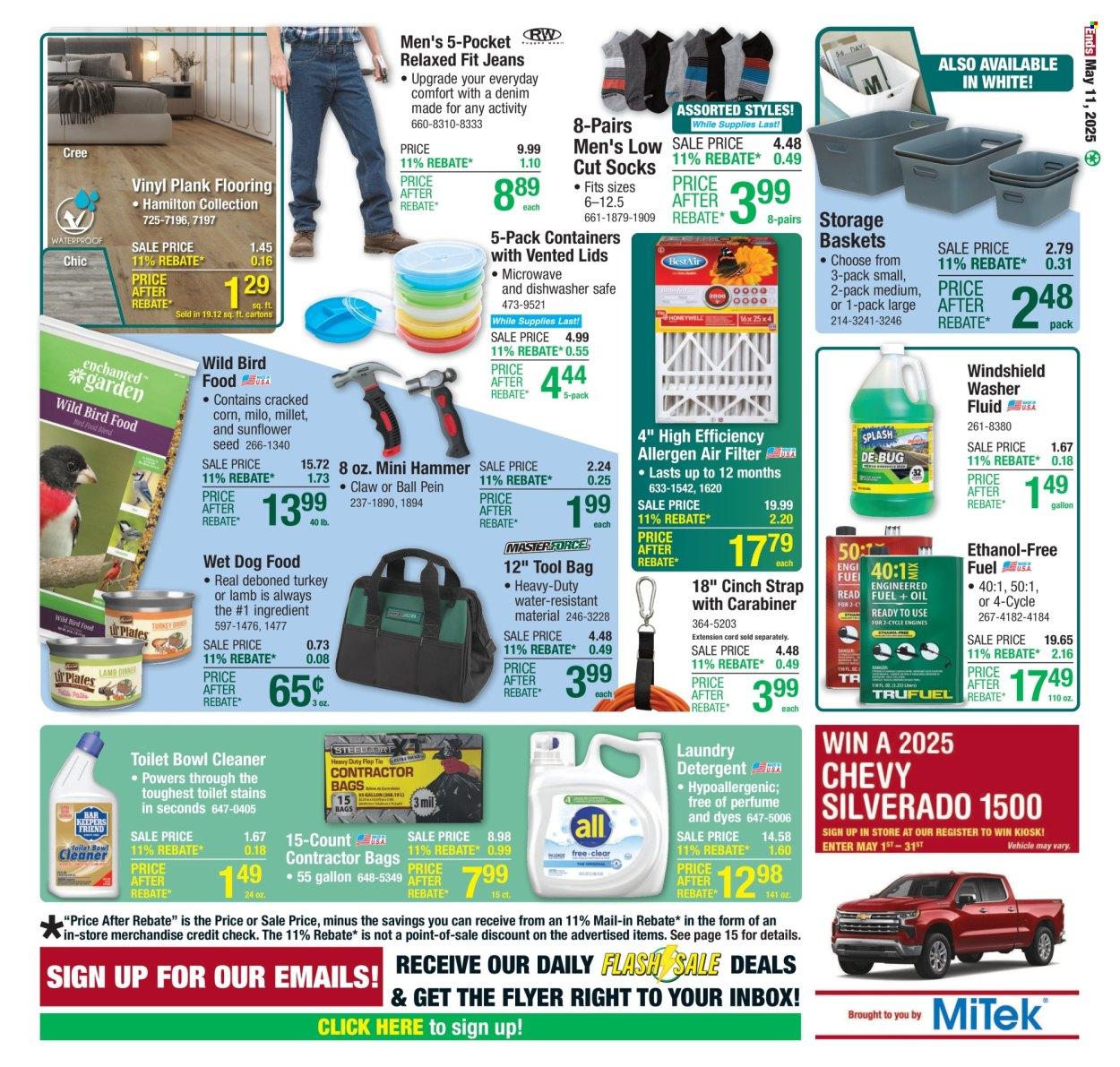 Menards Ad: 11% Rebate Sale